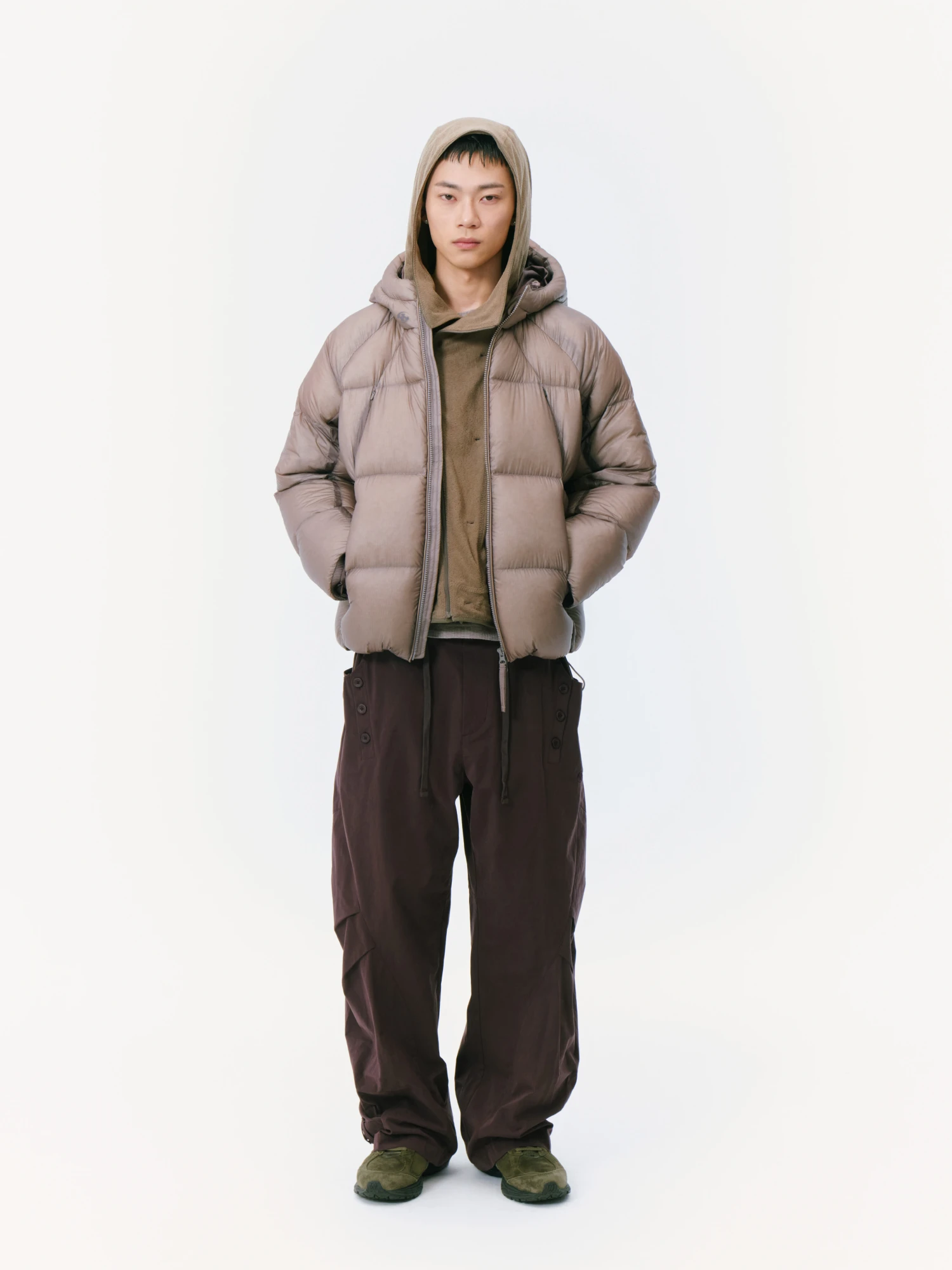 Пуховик SAN SAN GEAR Shade Puffer Ash Pink