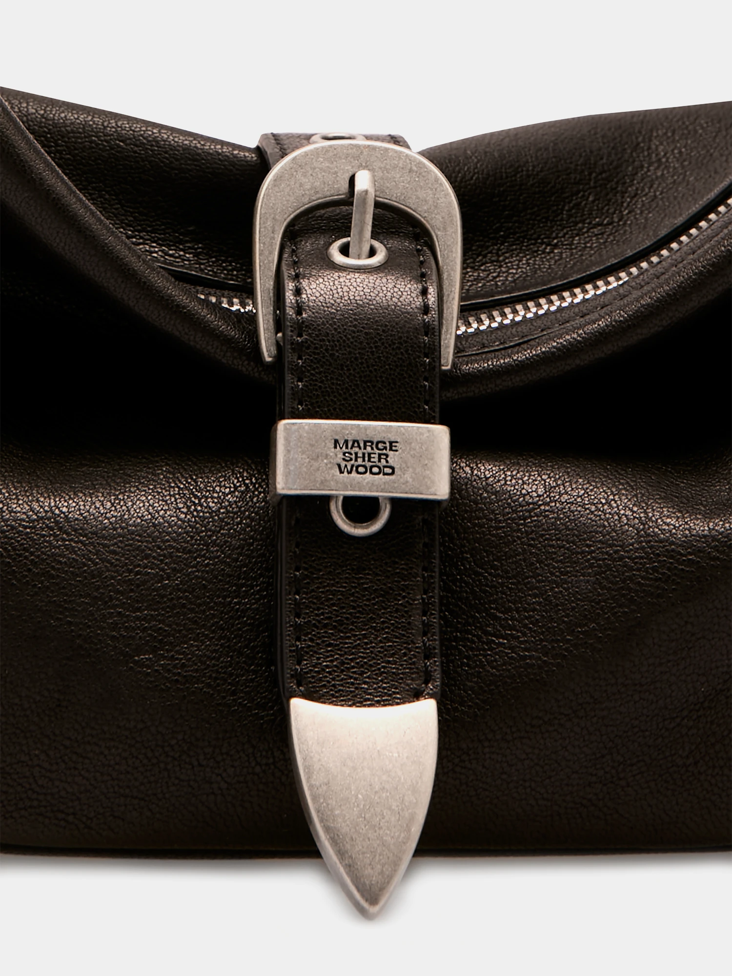 Женская сумка MARGESHERWOOD Belted Hobo Medium Black Washed