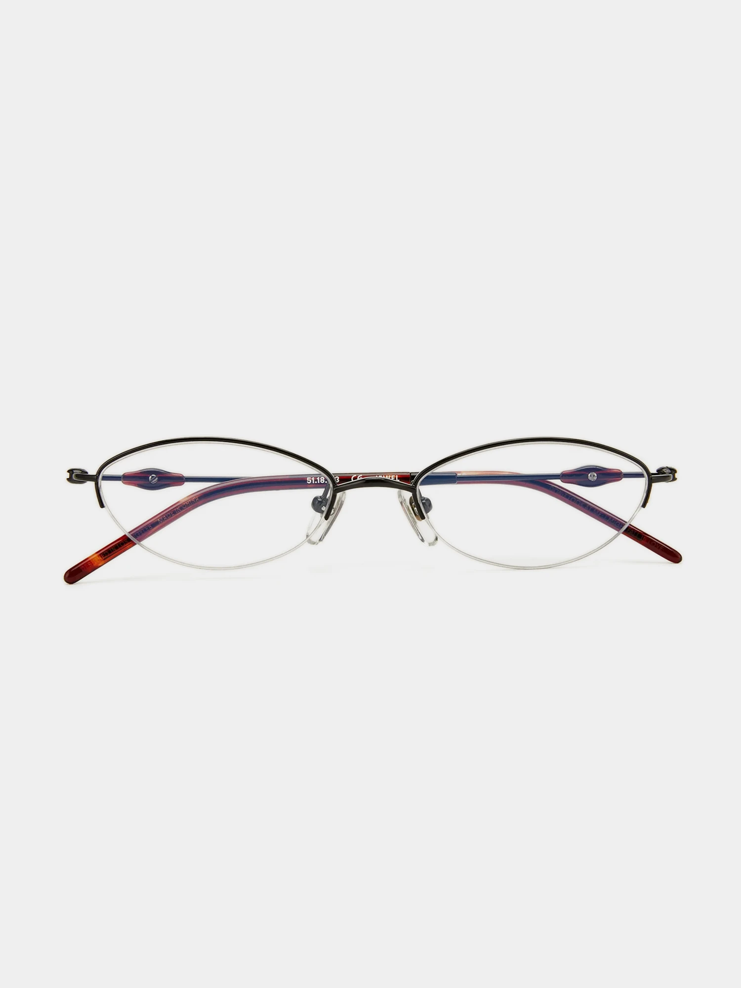 Очки Bonnie Clyde Jewel Black Red Tortoise & Clear Lens