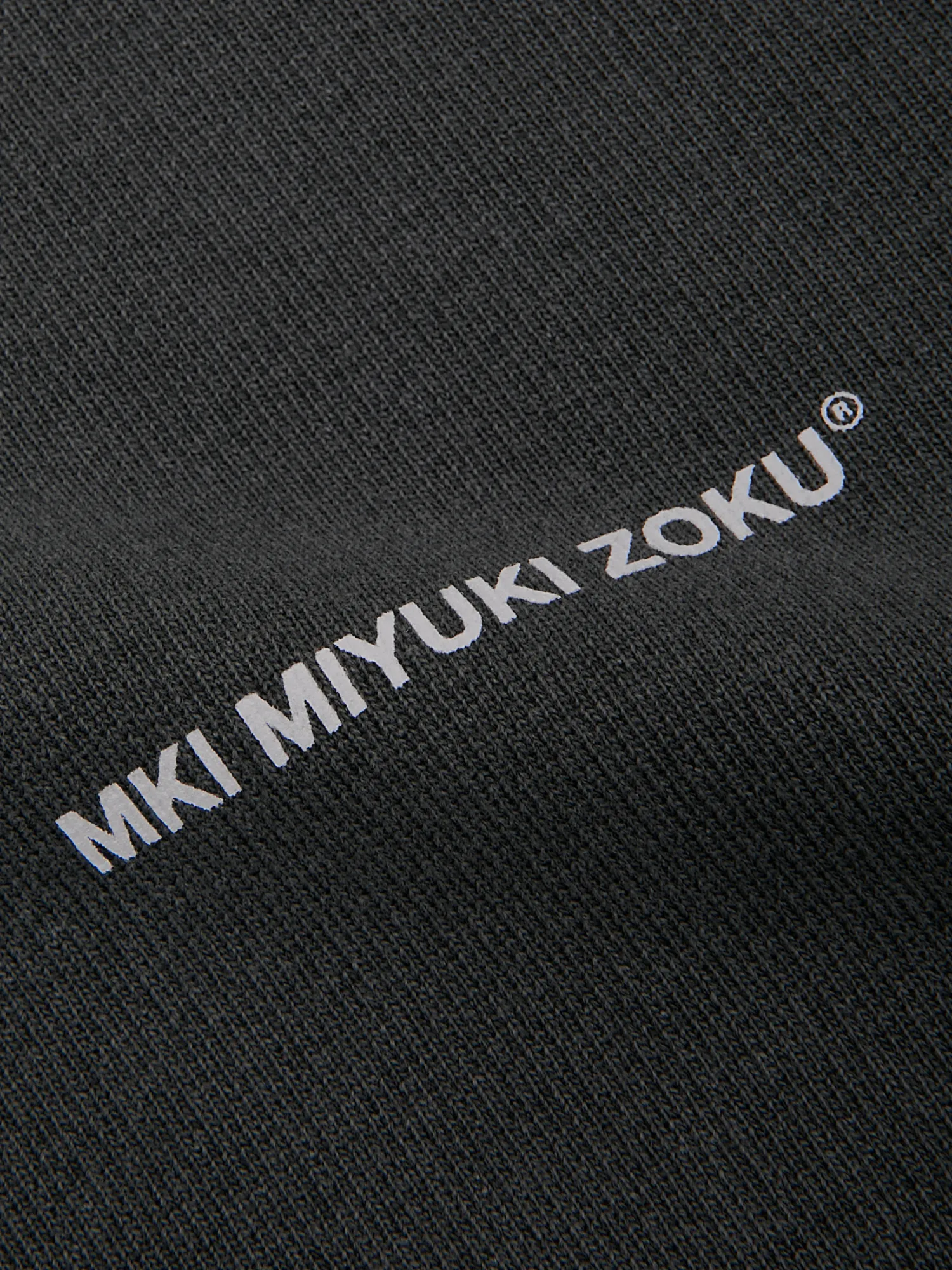Халф-зип MKI MIYUKI ZOKU Uniform Quarter Zip Pigment Black