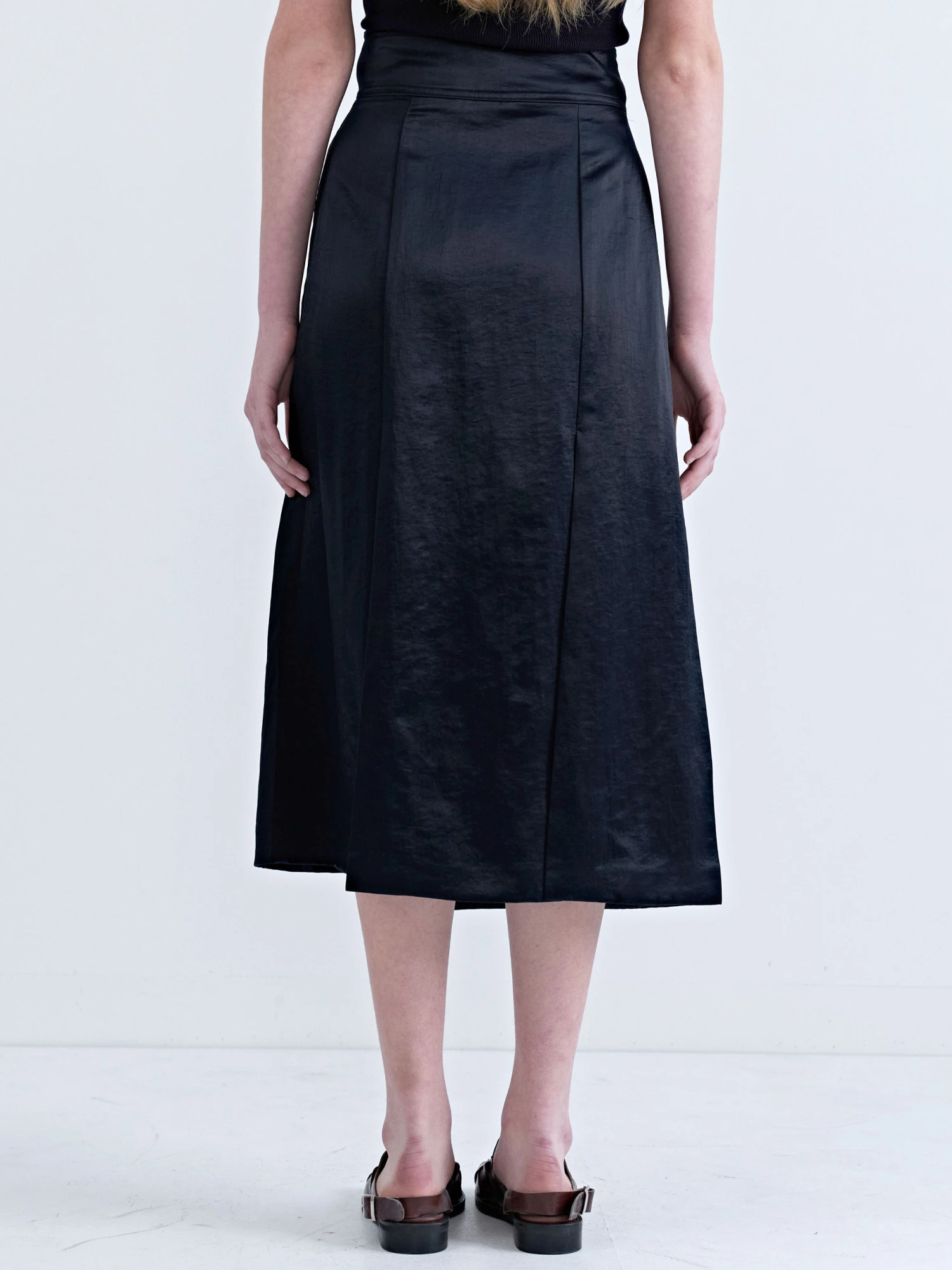 Женская юбка EPINGLER Wrap Pleats Organza Black