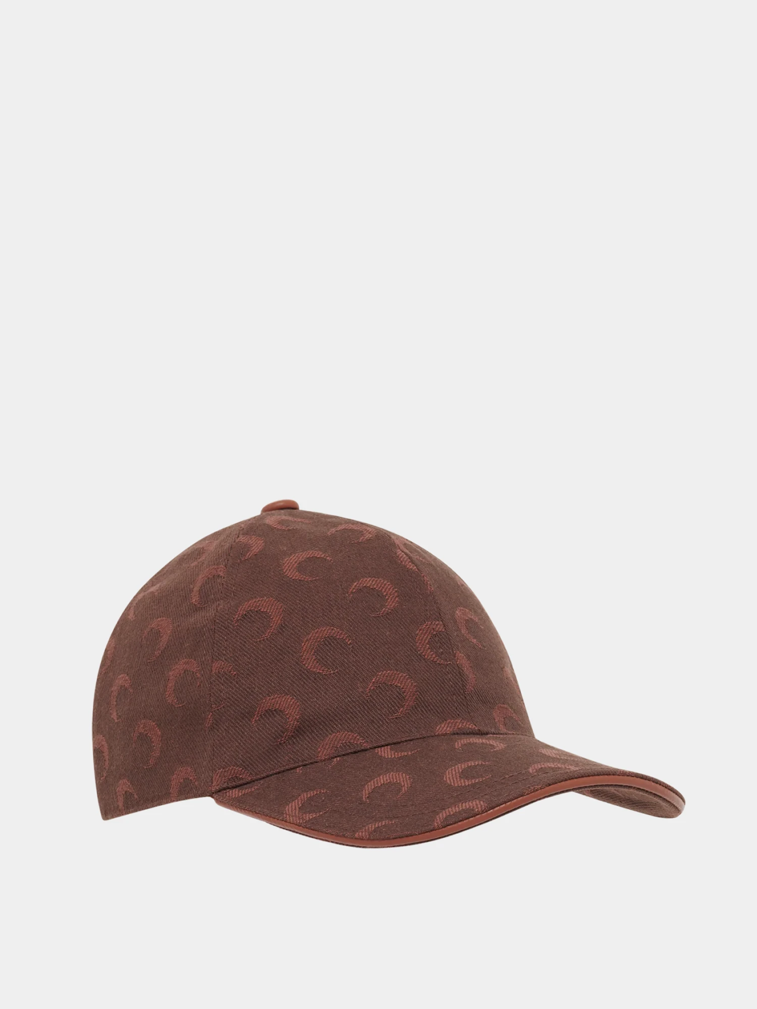 Кепка Marine Serre Moon Jacquard Twill Baseball Cap Deep Brown