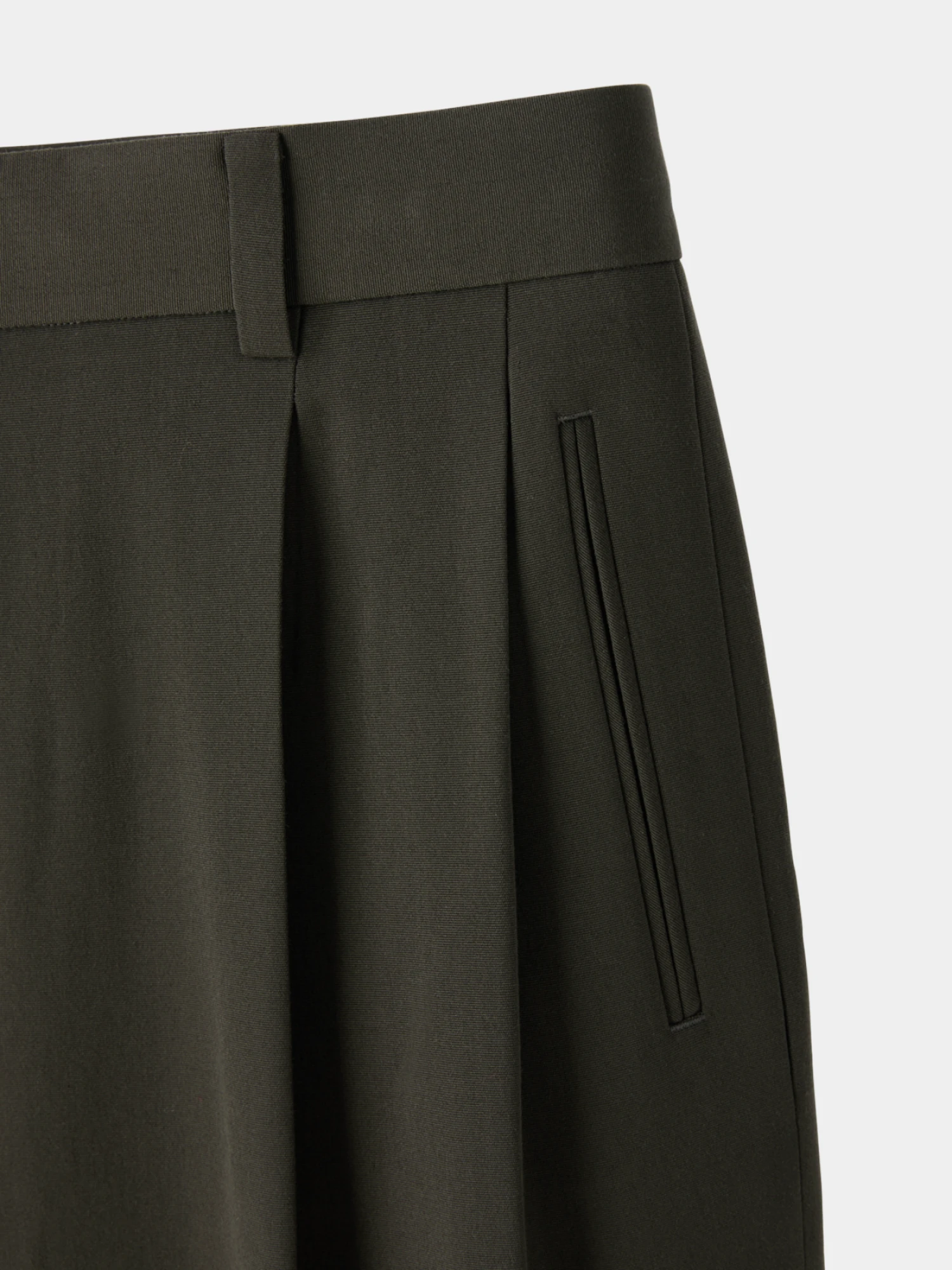 Брюки Recto Styrene Tuck Charcoal Grey