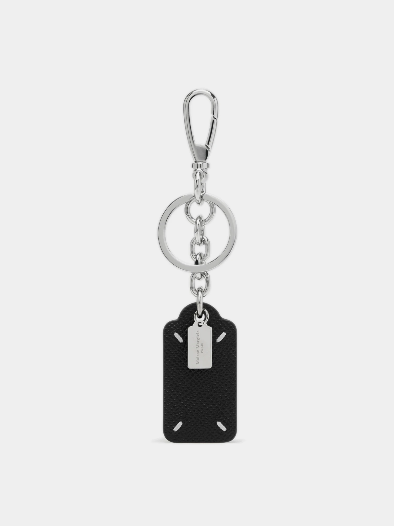 Брелок Maison Margiela Small Double Tag Black