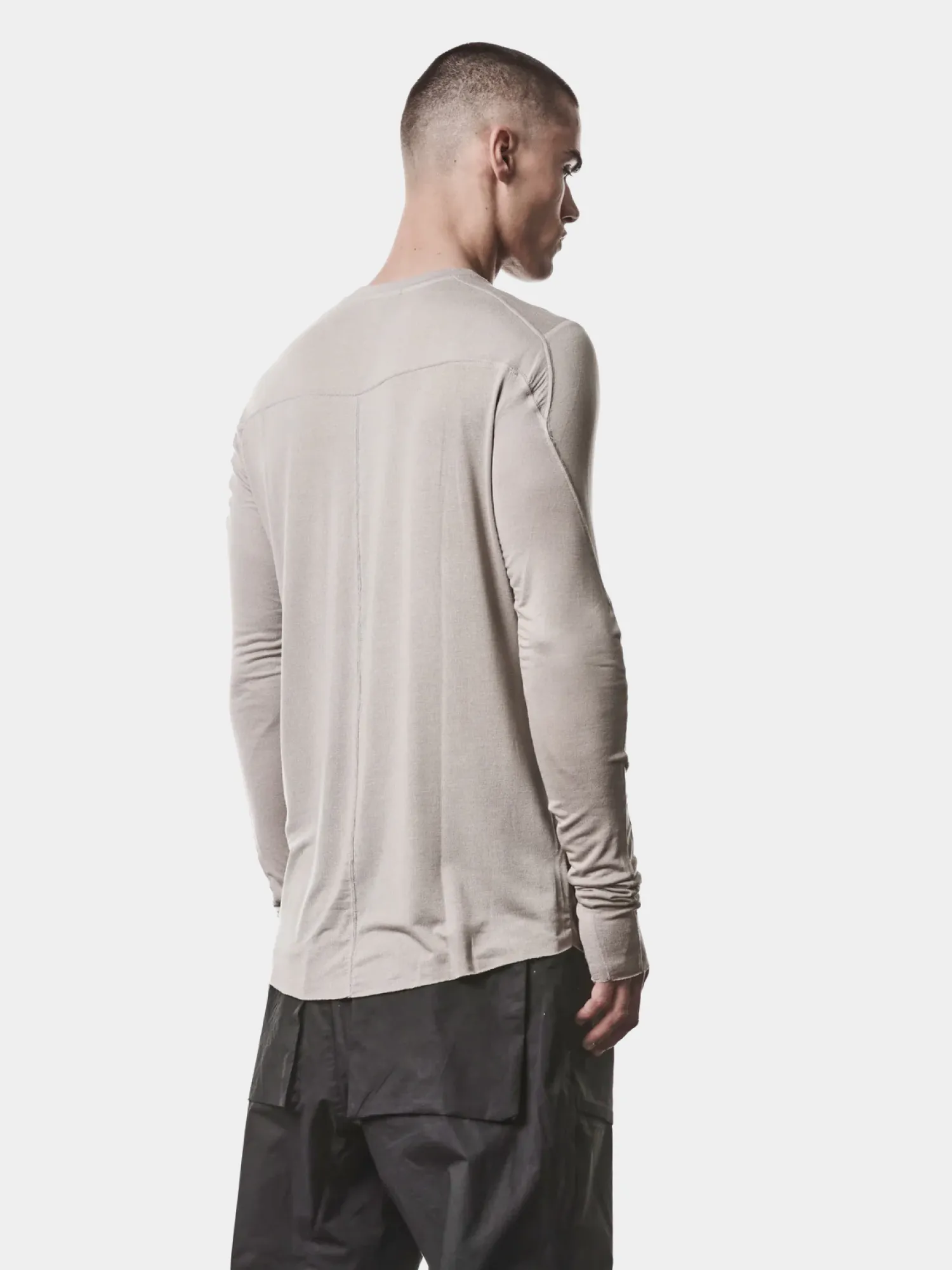 Лонгслив thom/krom M TS 953 Stone
