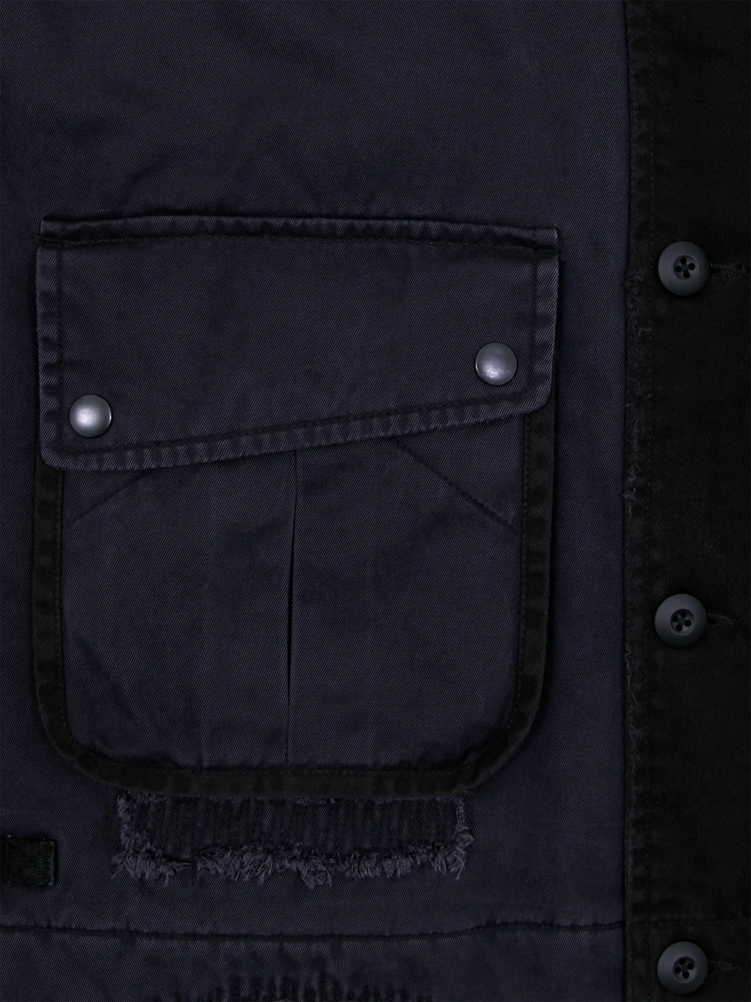 Овершот MAHARISHI 6025 Maha Boro Deck Black/Charcoal