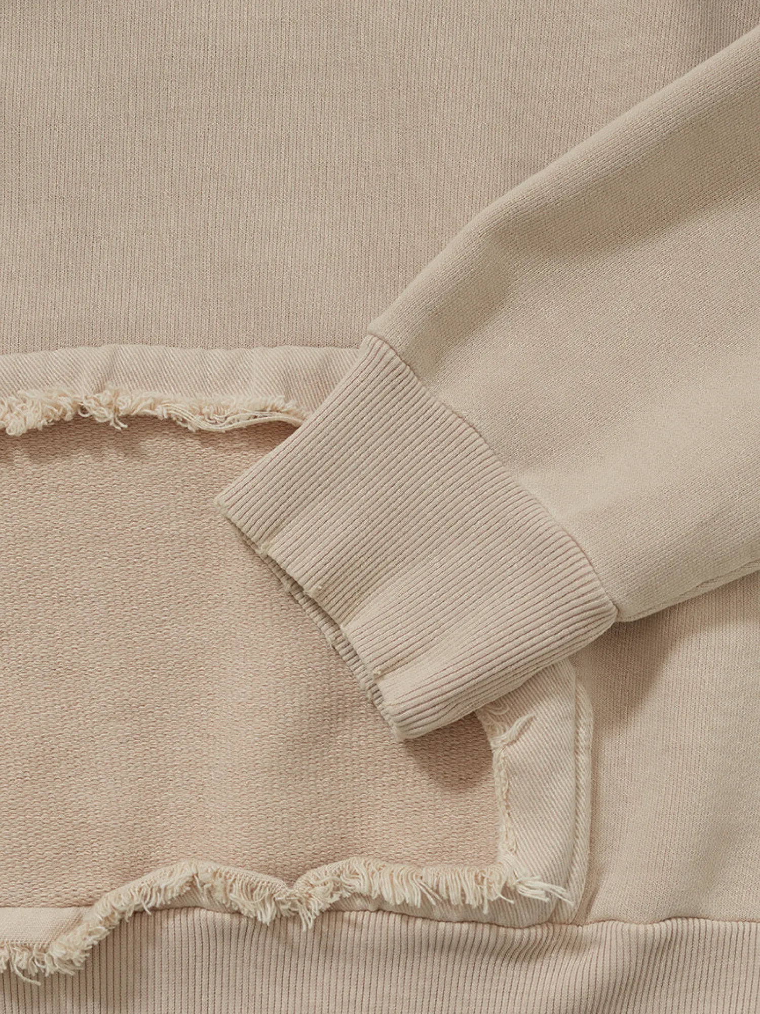 Худи PIET Distressed Cut Out Beige