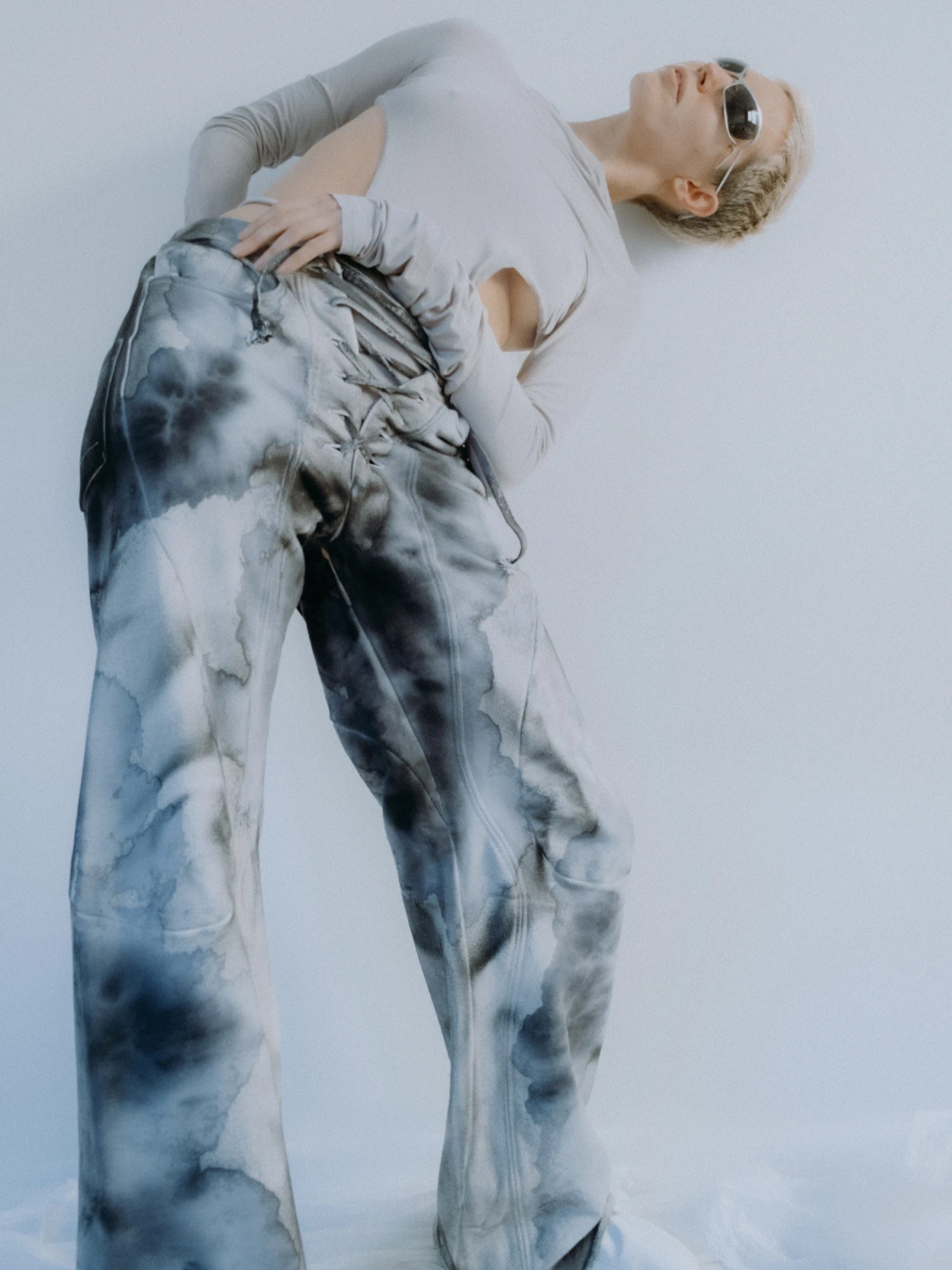 Брюки LUEDER Blacksmith Joggers Ecru Charcoal