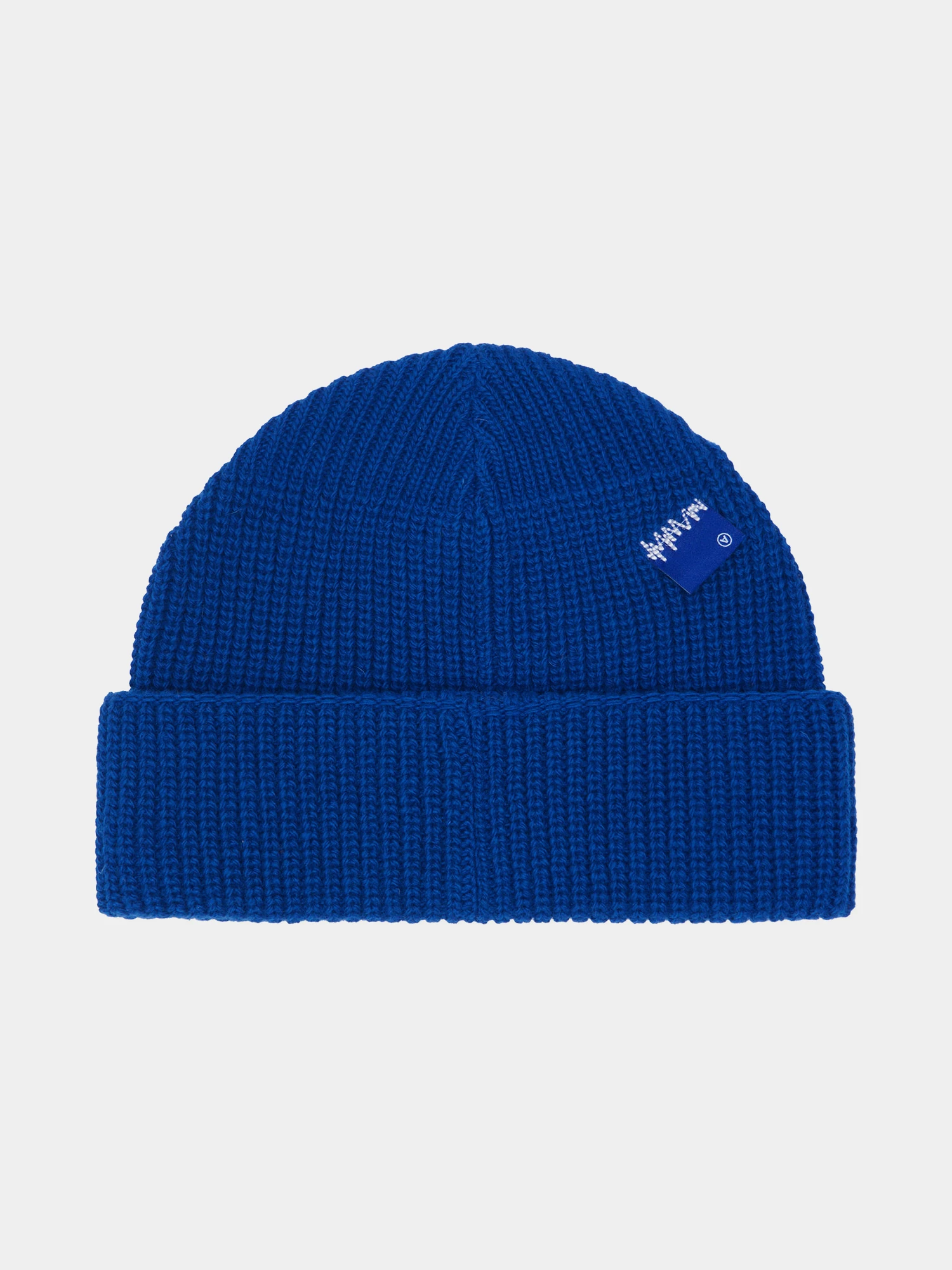 Шапка ADERERROR Sig BL Tag Beanie 01 Blue
