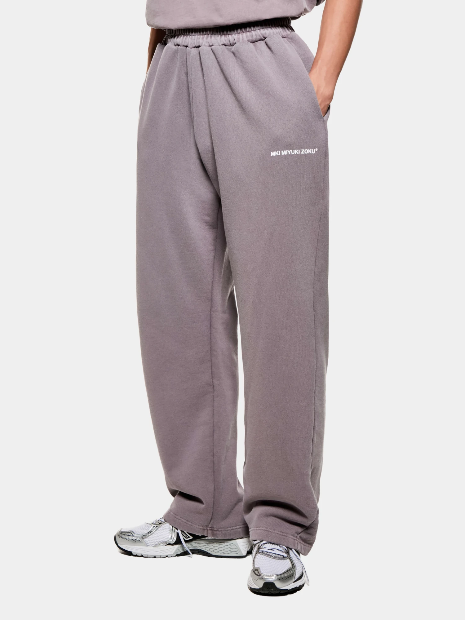 Брюки MKI MIYUKI ZOKU Uniform Wide Joggers Pigment Raisin