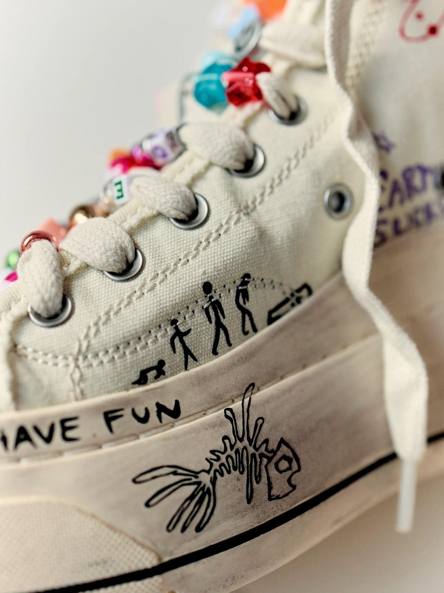 Женские кеды R13 Kurt High Top Sneaker Ecru