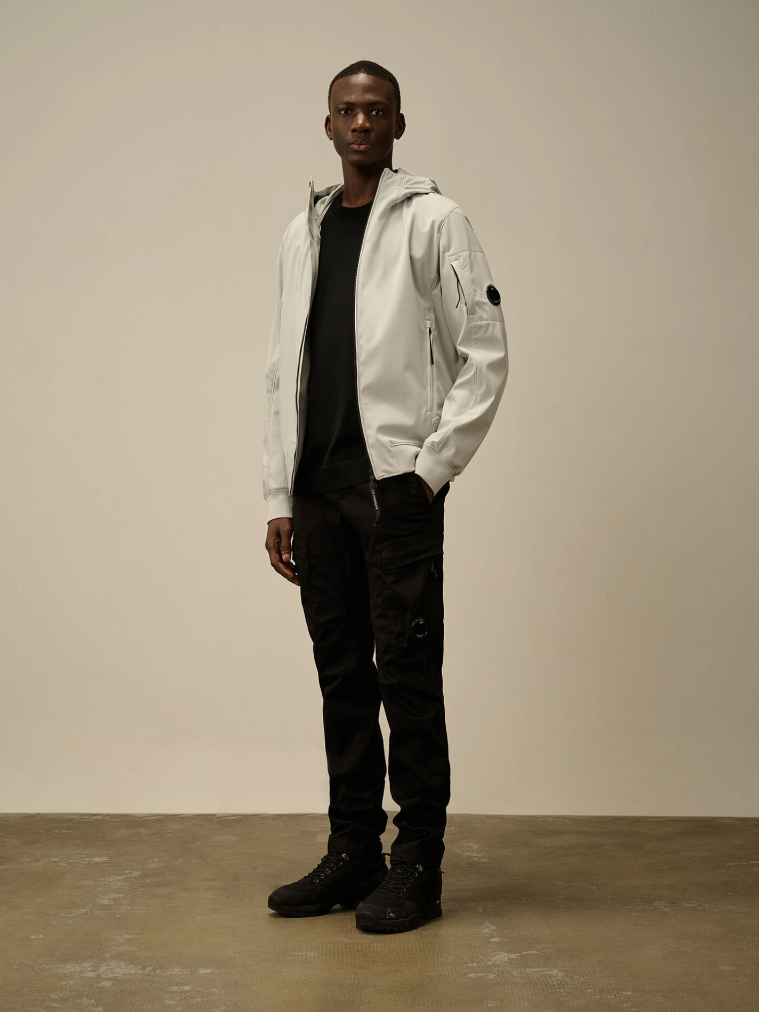 Брюки C.P. Company Stretch Sateen Ergonomic Cargo Black