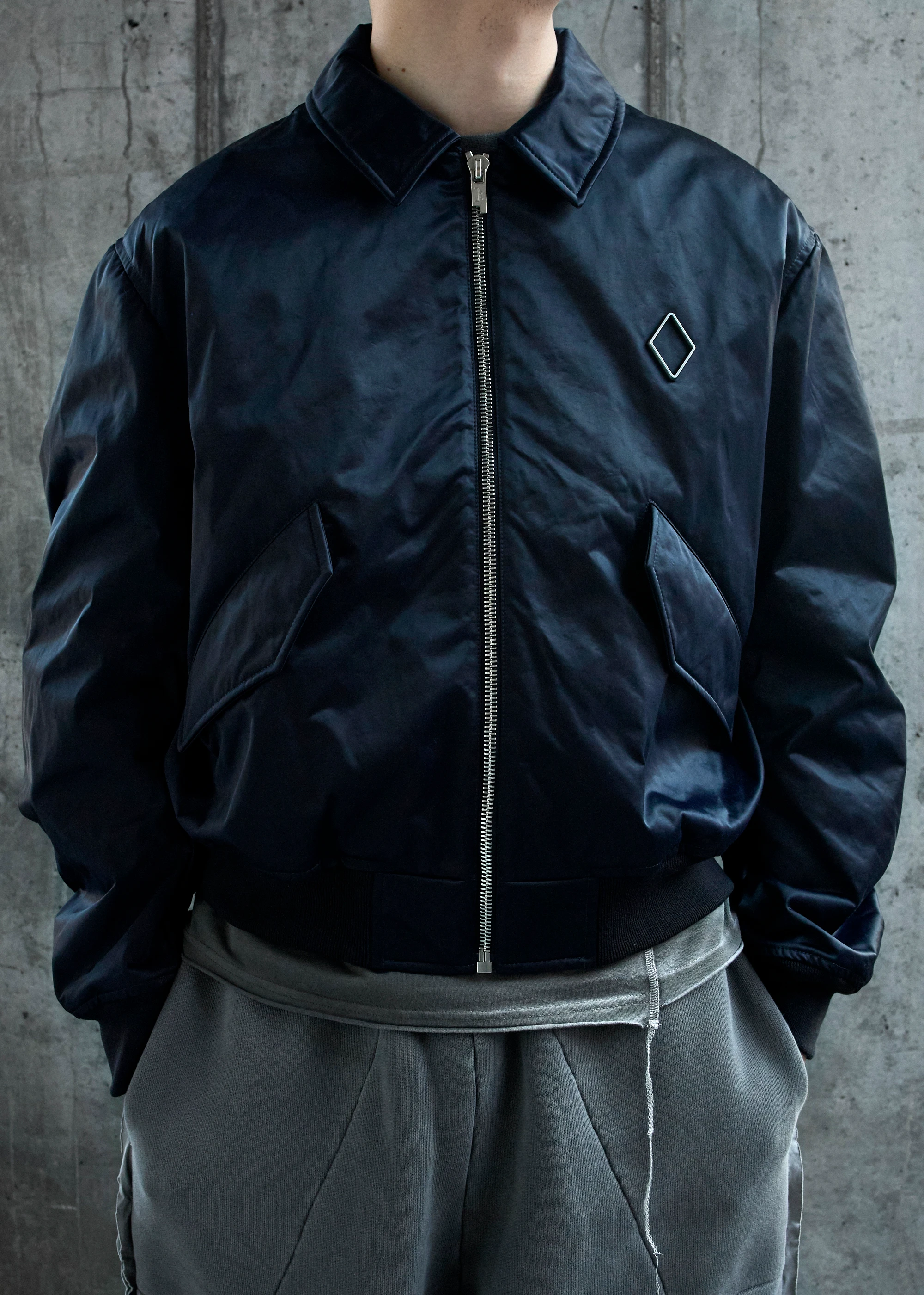 Бомбер A-COLD-WALL* Cinch Bomber Black