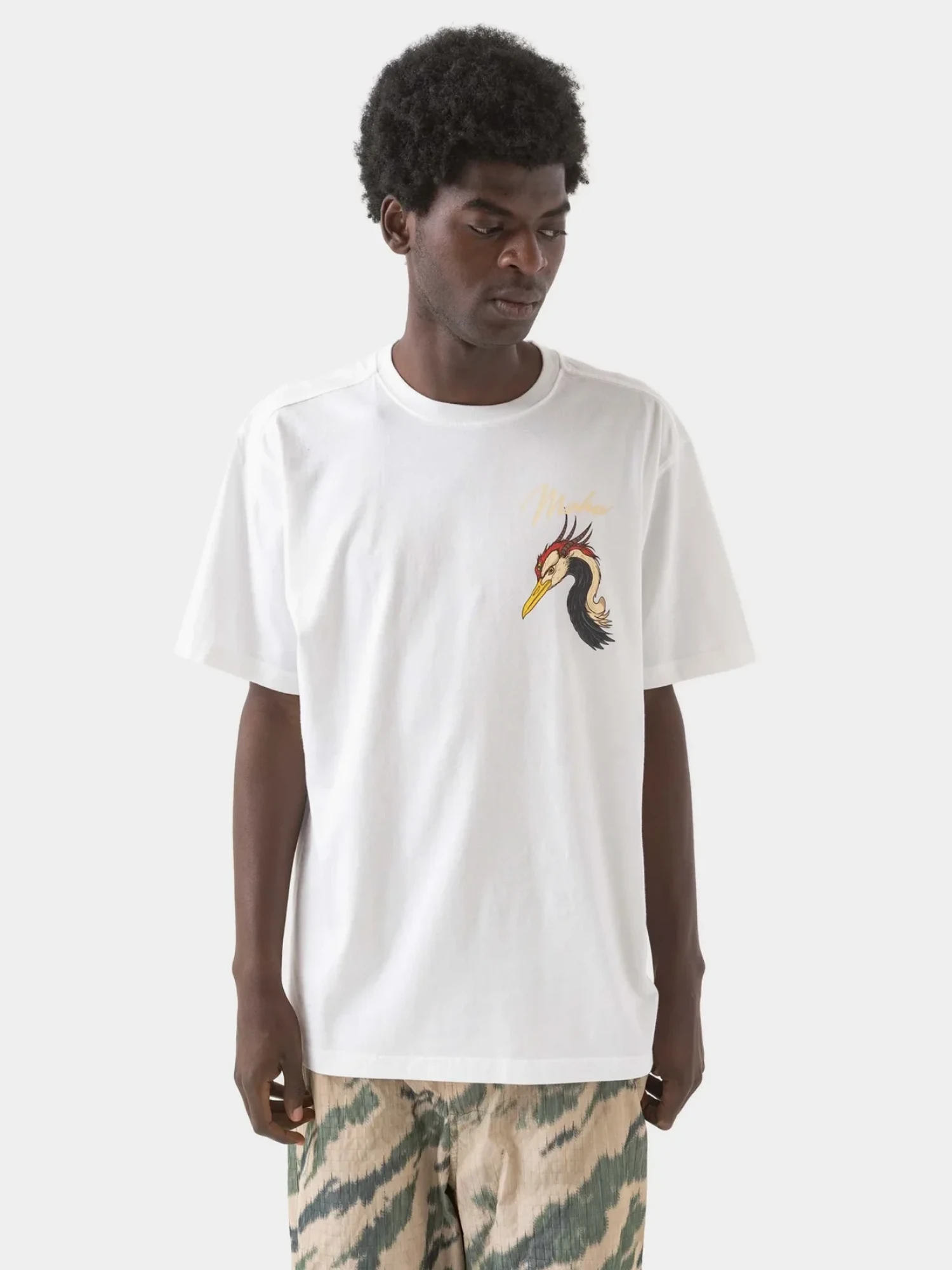 Футболка MAHARISHI 1580 Year Of The Crane White
