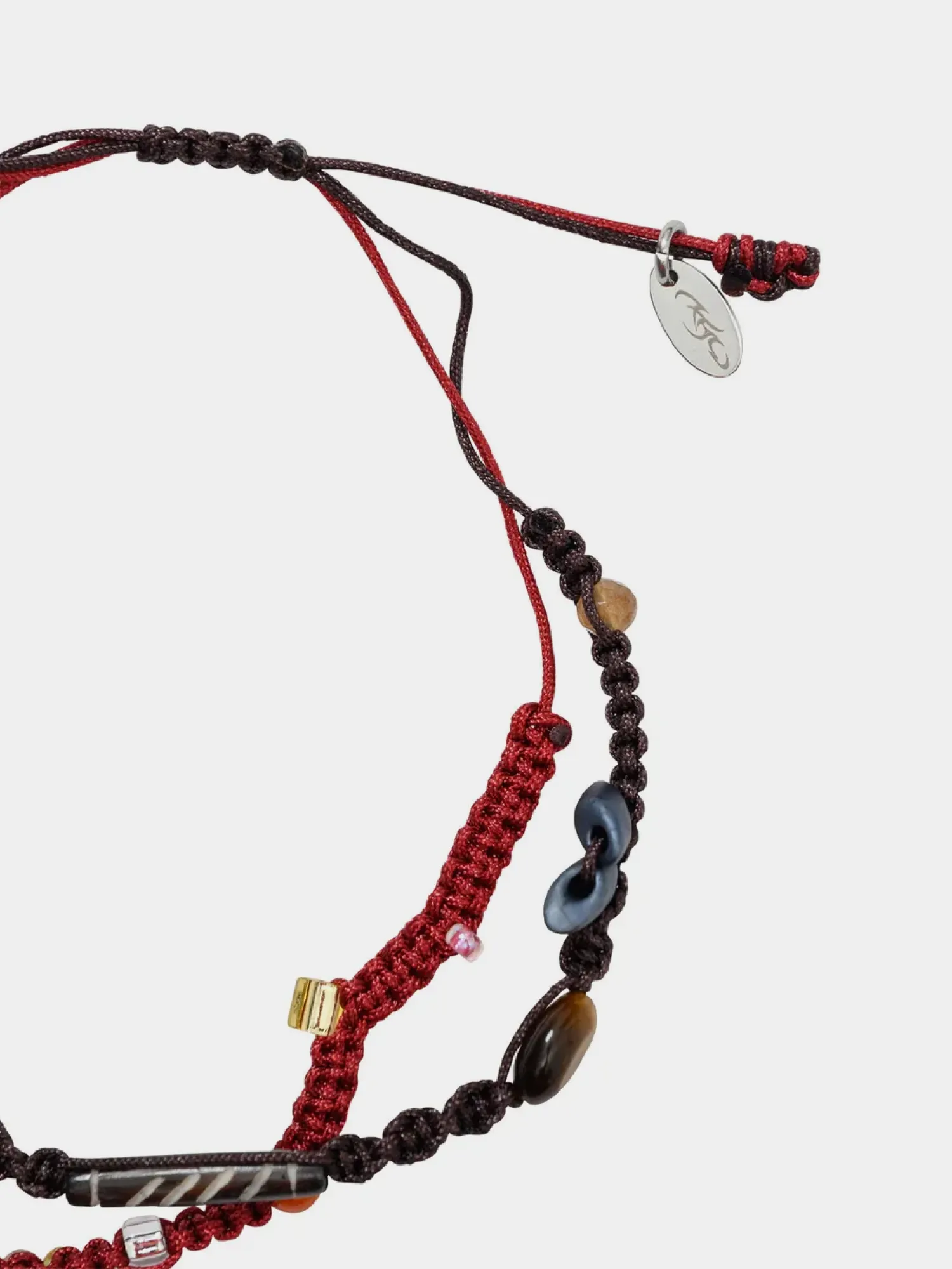 Браслет AJOBYAJO Wabisabi Knot Layered Red