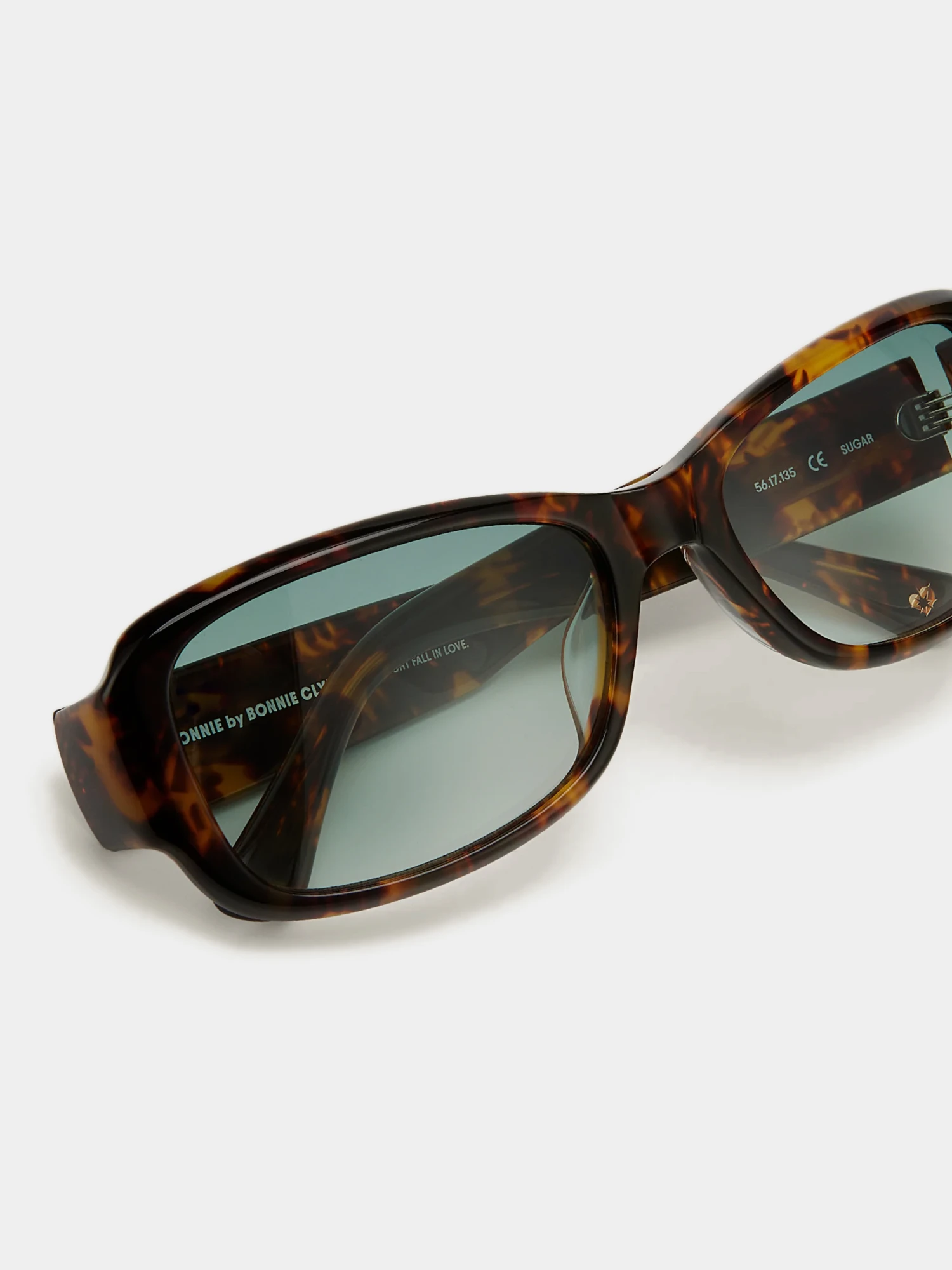 Очки Bonnie Clyde Sugar Tortoise & Green Gradient
