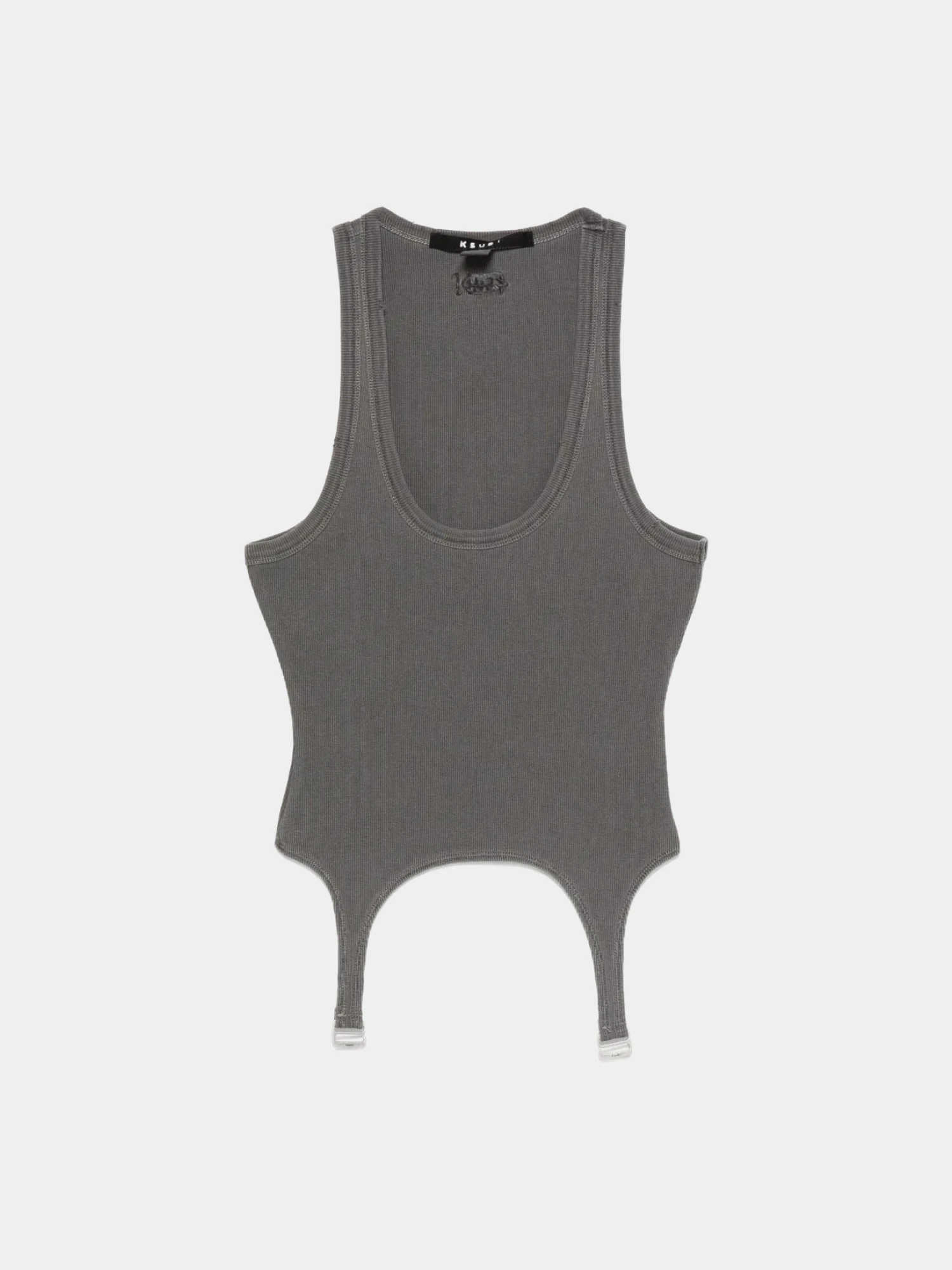 Женская майка Ksubi Origin Tank Garter Charcoal