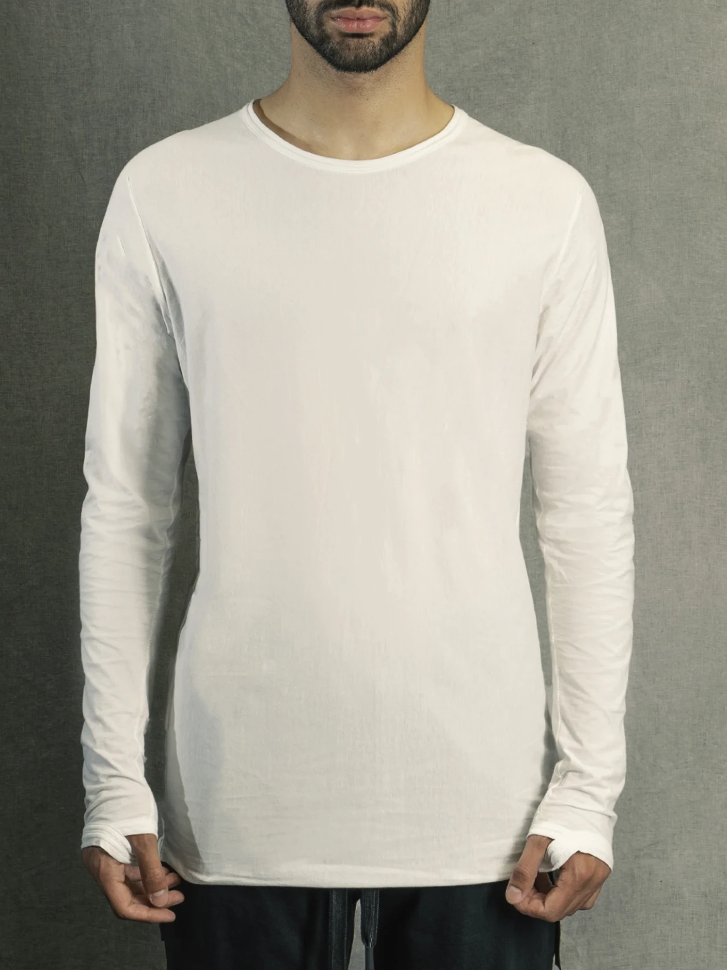 Лонгслив ISAAC SELLAM Horizon LST-Jersey H-26 Blanc