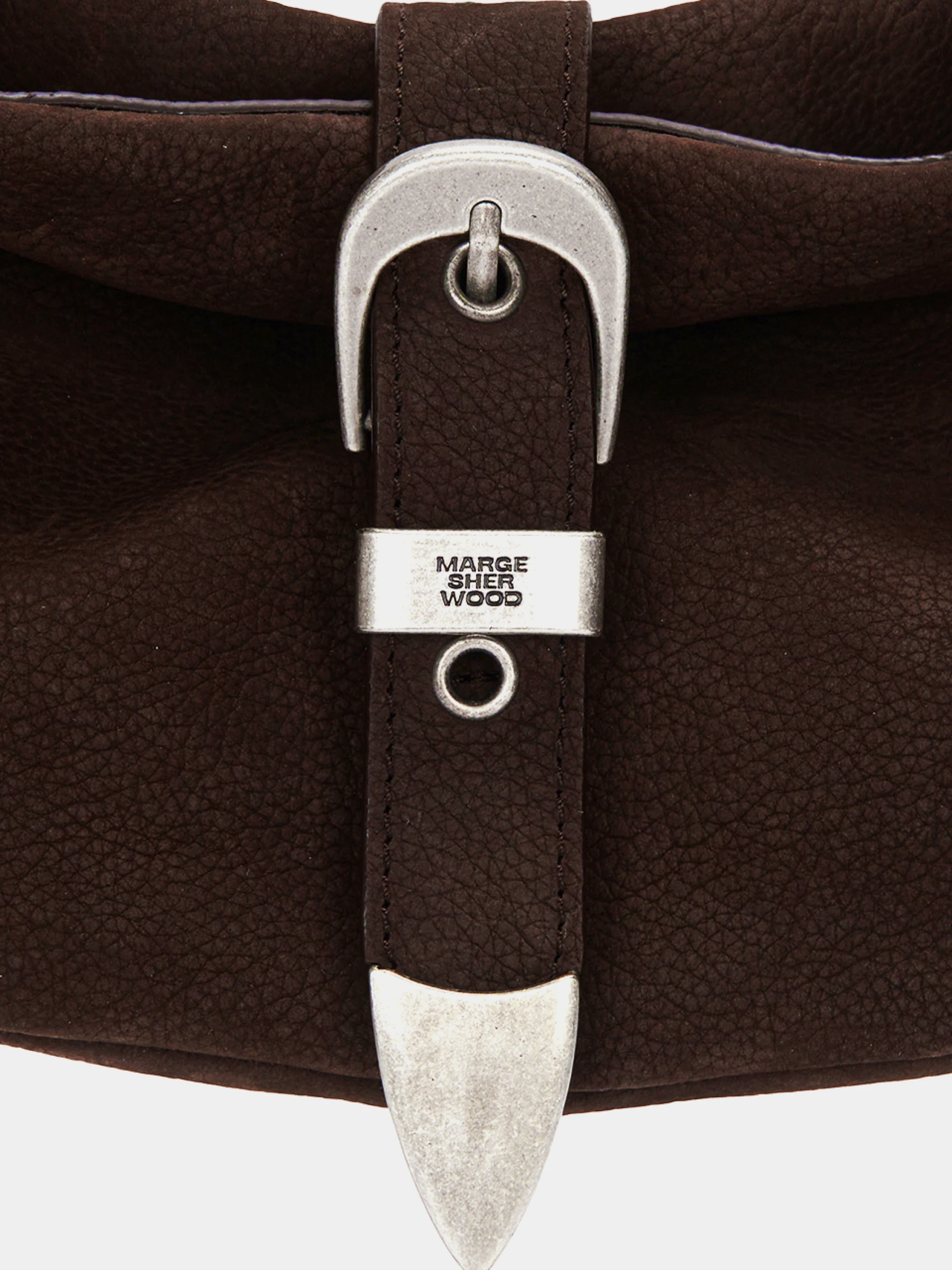 Сумка MARGESHERWOOD Belted Hobo Medium Hush Nubuck