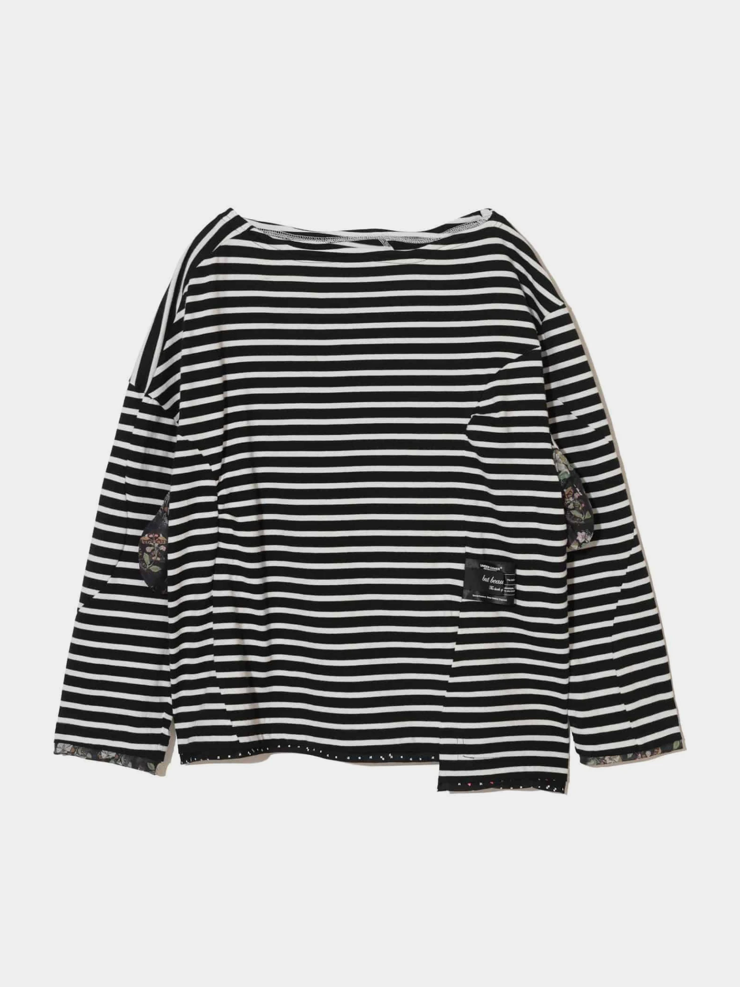 Женский лонгслив UNDERCOVER Cotton Pullover Black Border