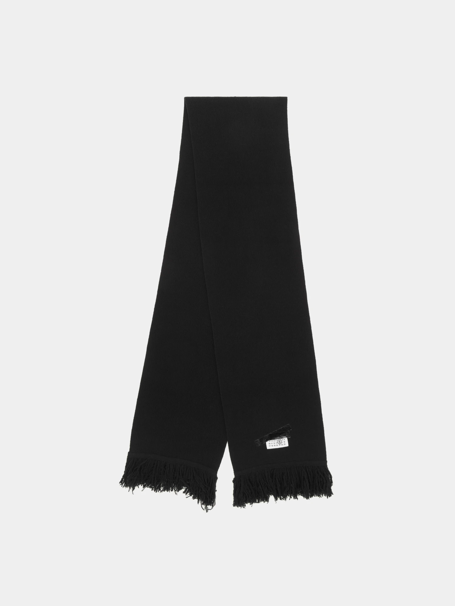 Шарф MM6 Maison Margiela Numeric Patch Black