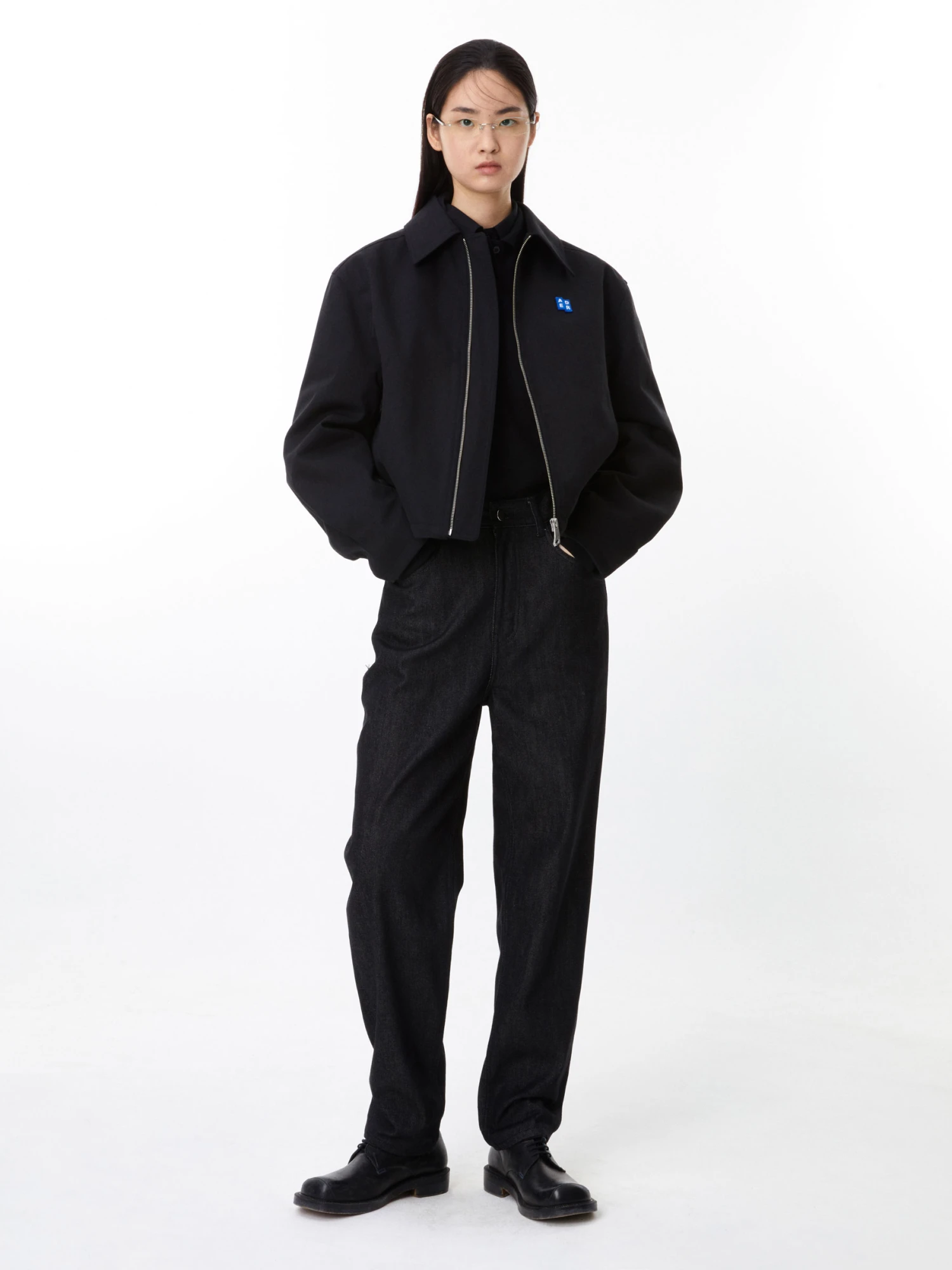 Овершот ADERERROR Sig; BL Tag Jacket 01 Black