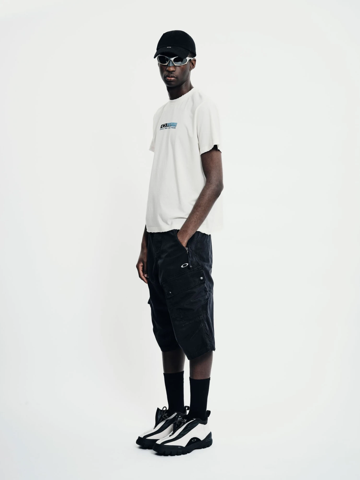 Футболка PIET x OAKLEY Caution Ripped Bone White
