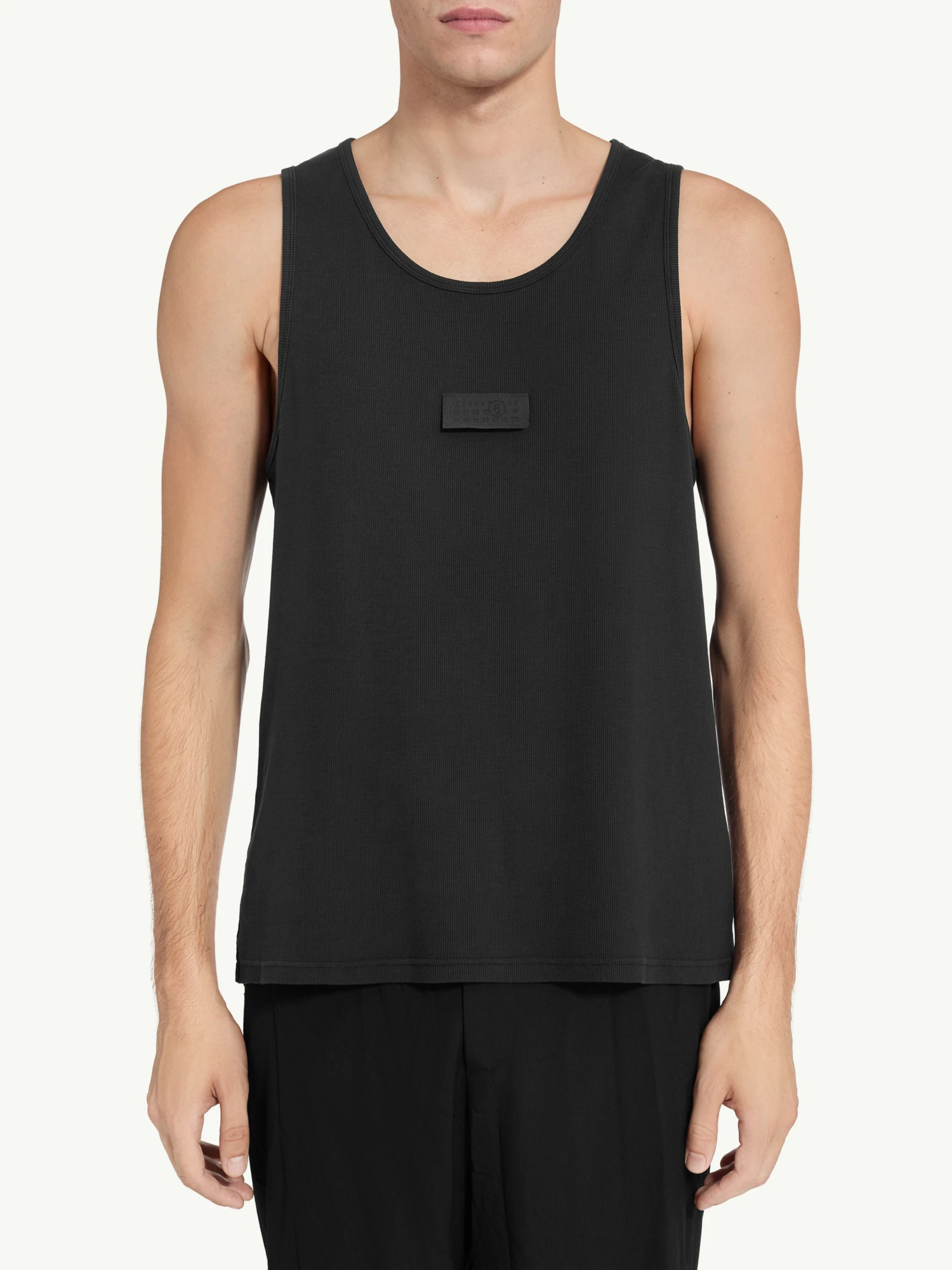 Майка MM6 Maison Margiela Long Tank Black