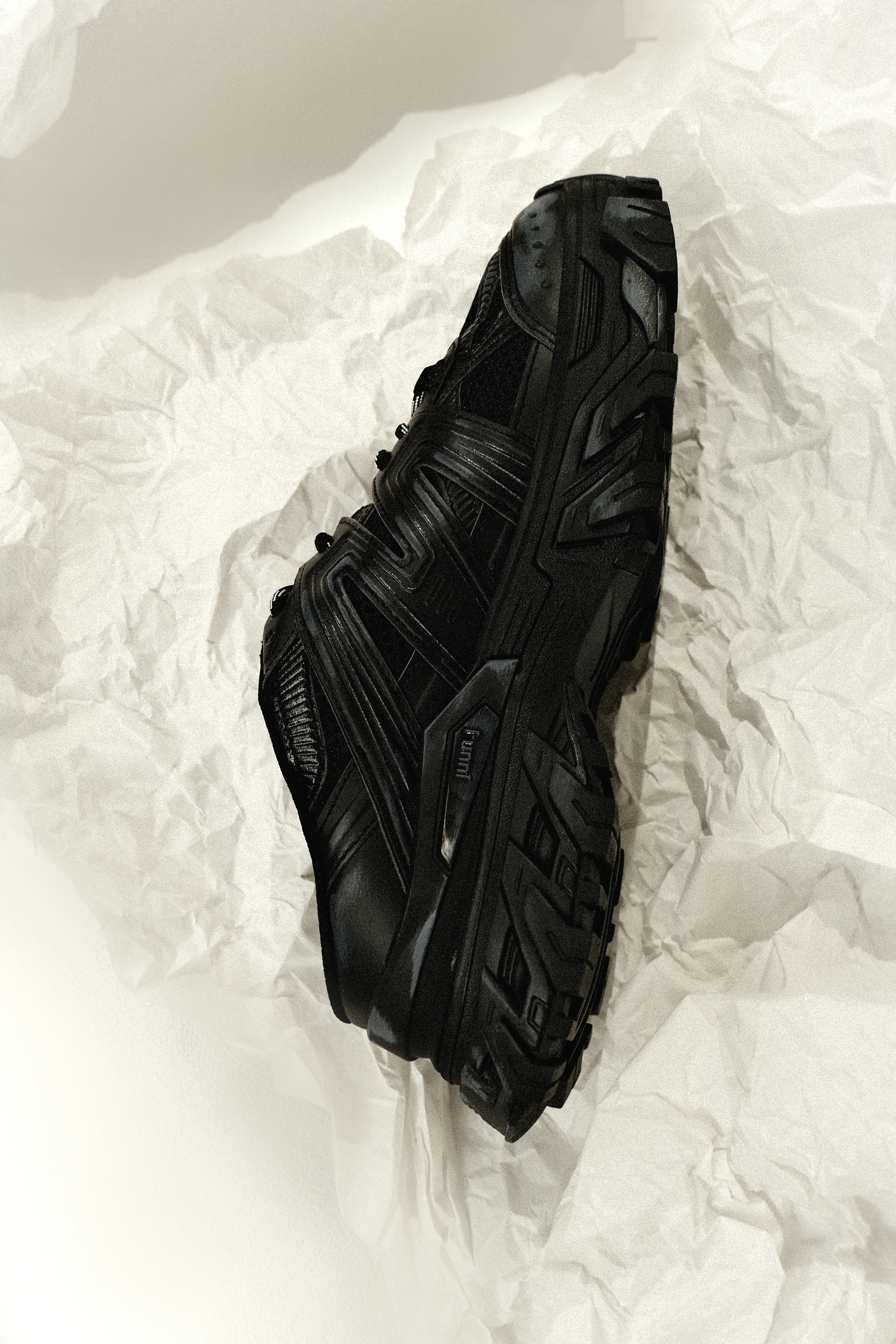 Мюли JUUN.J Synthetic Leather Trainer Mule Shoes Black