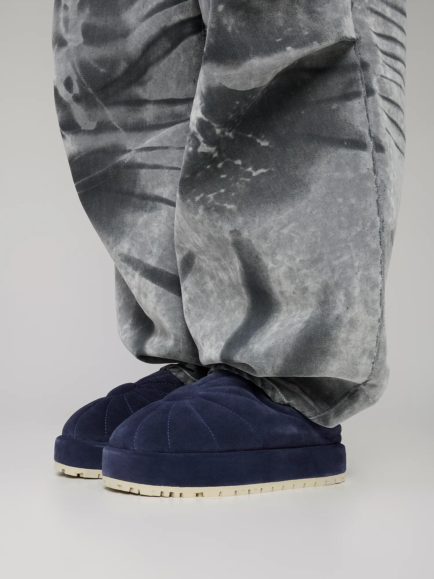Сабо PDF Sole Uranus Nabuk Slides Blue