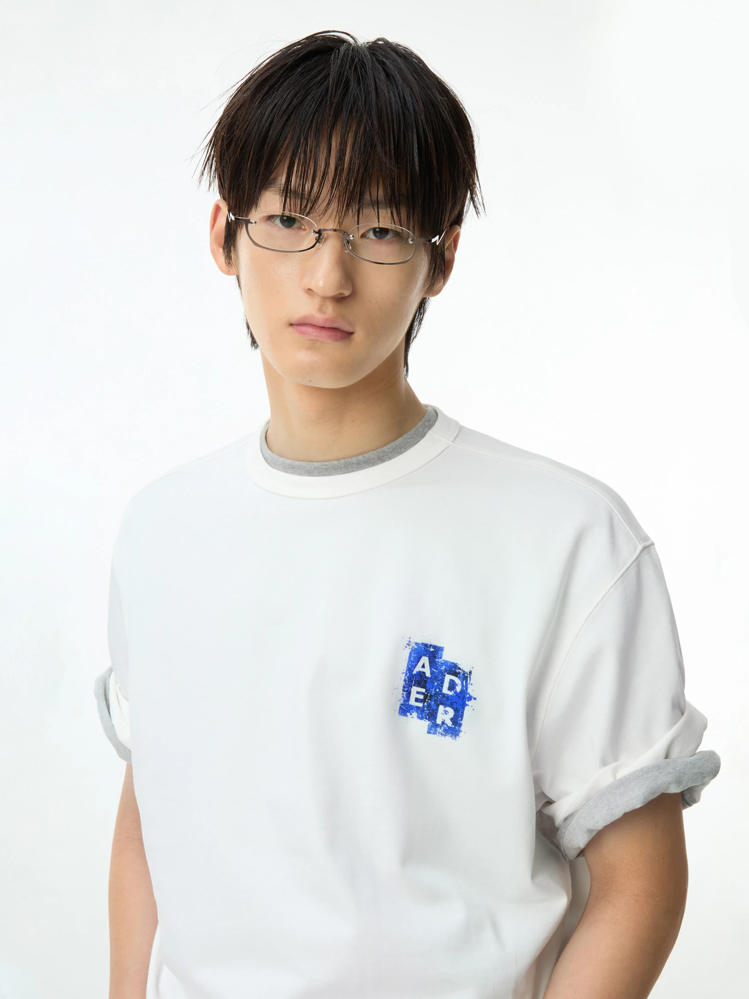 Футболка ADERERROR Sig; BL Tag T-Shirt 06 Off White