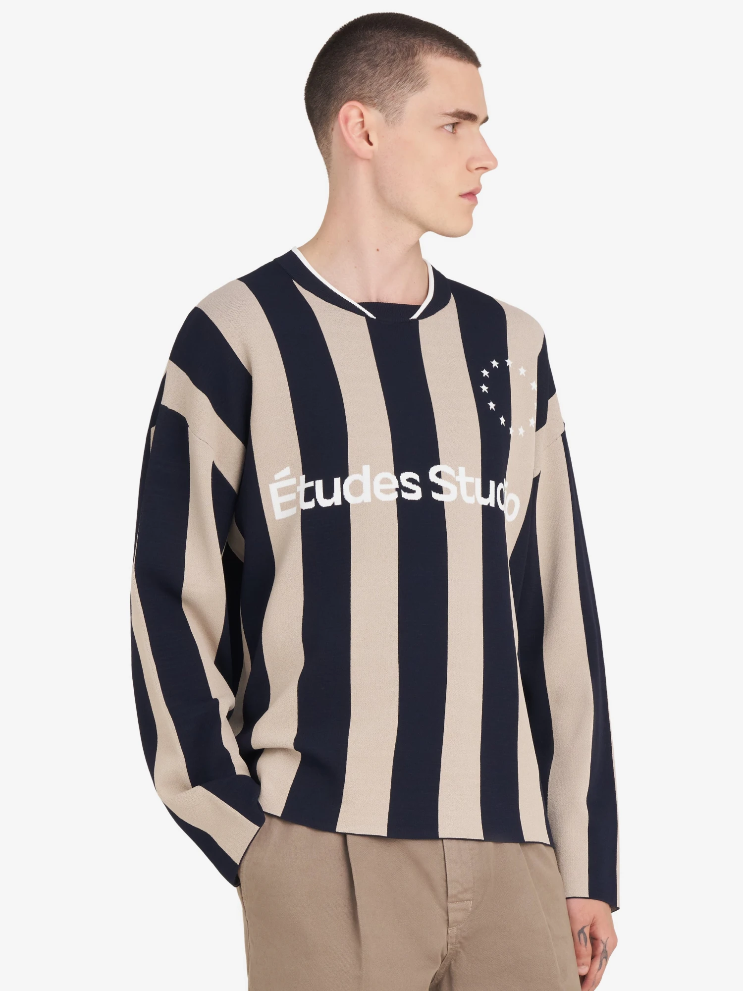 Лонгслив Études Soccer Striped Navy