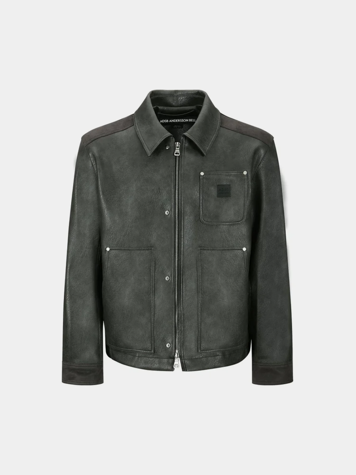 Кожаная Куртка Andersson Bell Faux-Leather Carpenter Grey