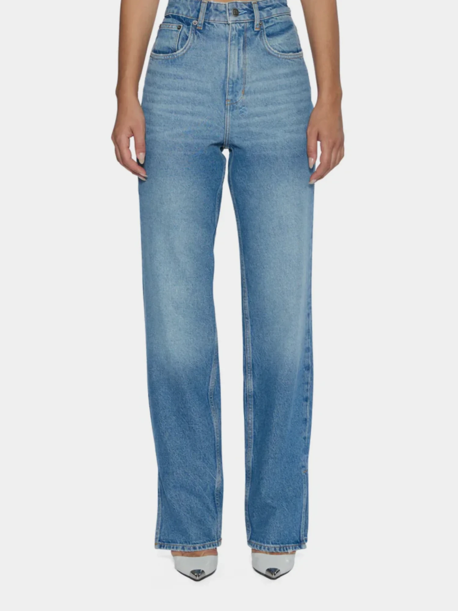 Женские джинсы Ksubi Playback Splits Tru Vintage Denim