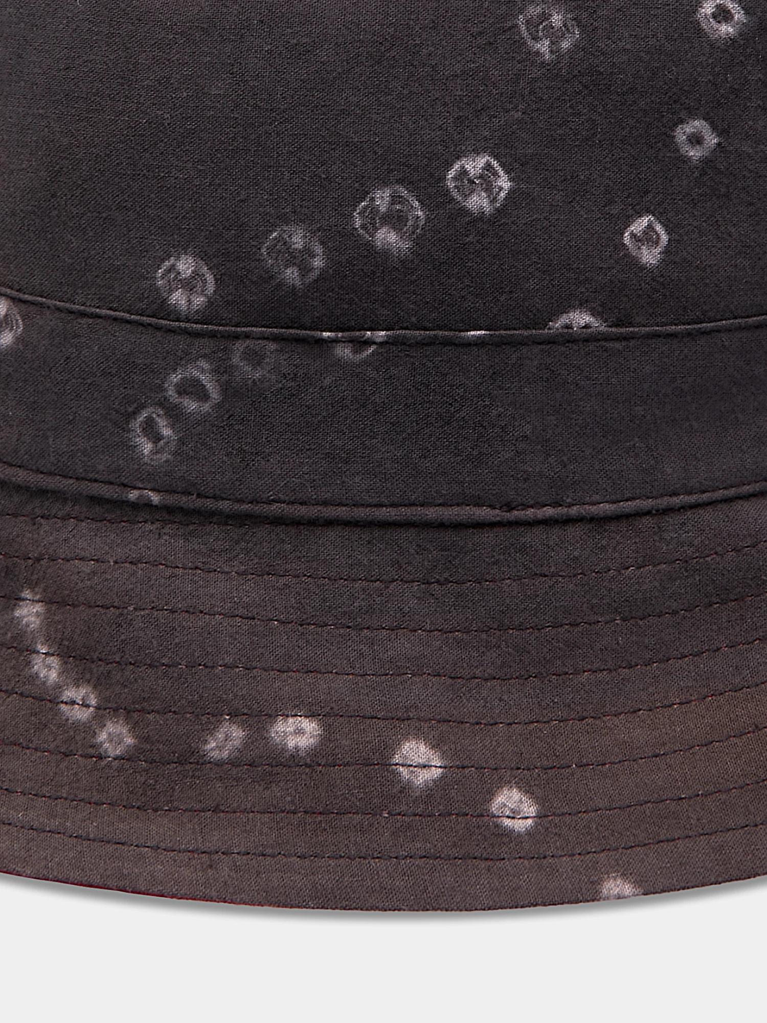 Панама Kardo Bucket Hat Bandhani I10 Charcoal/Madder