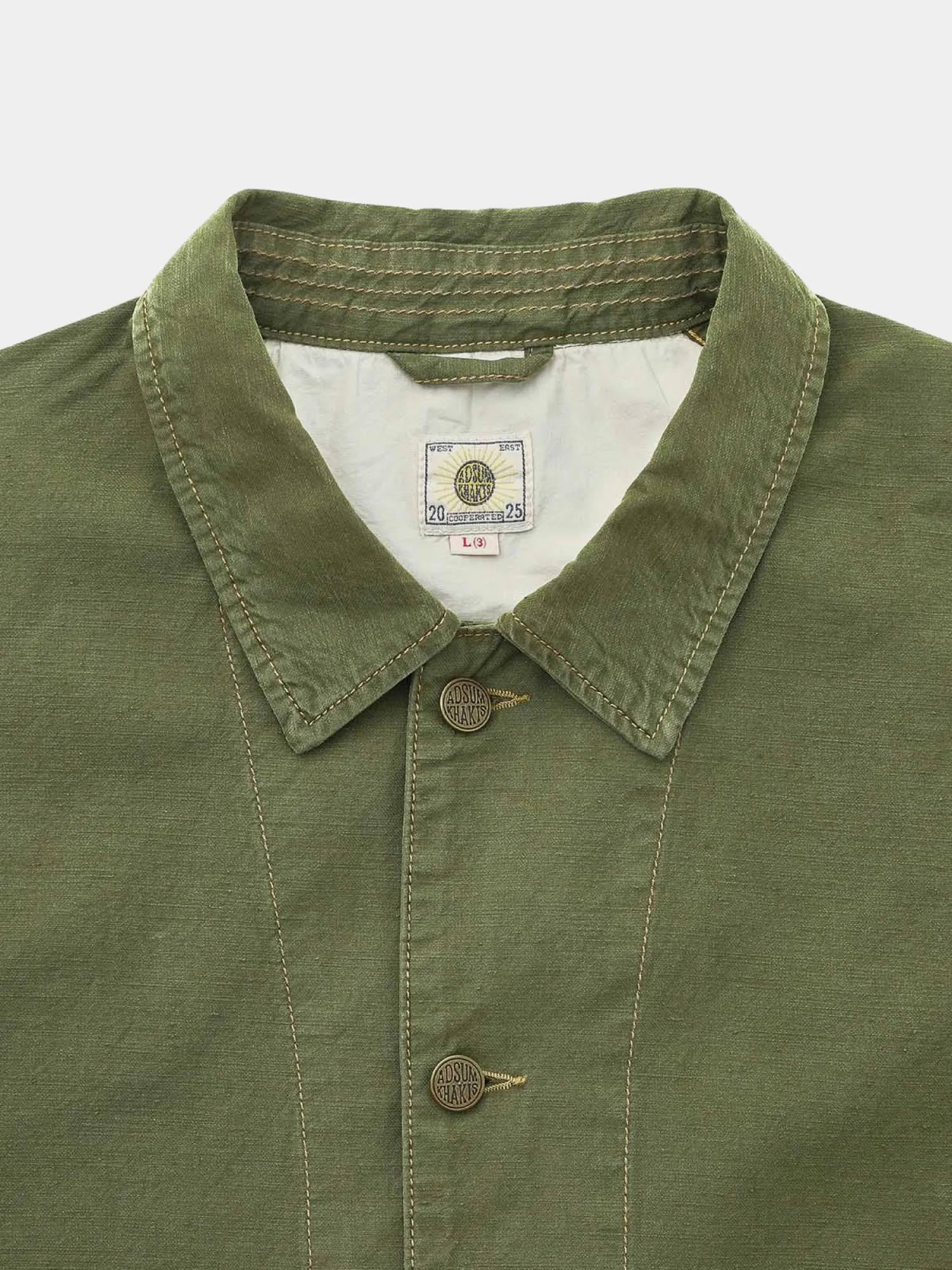 Овершот Adsum + Khakis Chore Jacket Olive Green