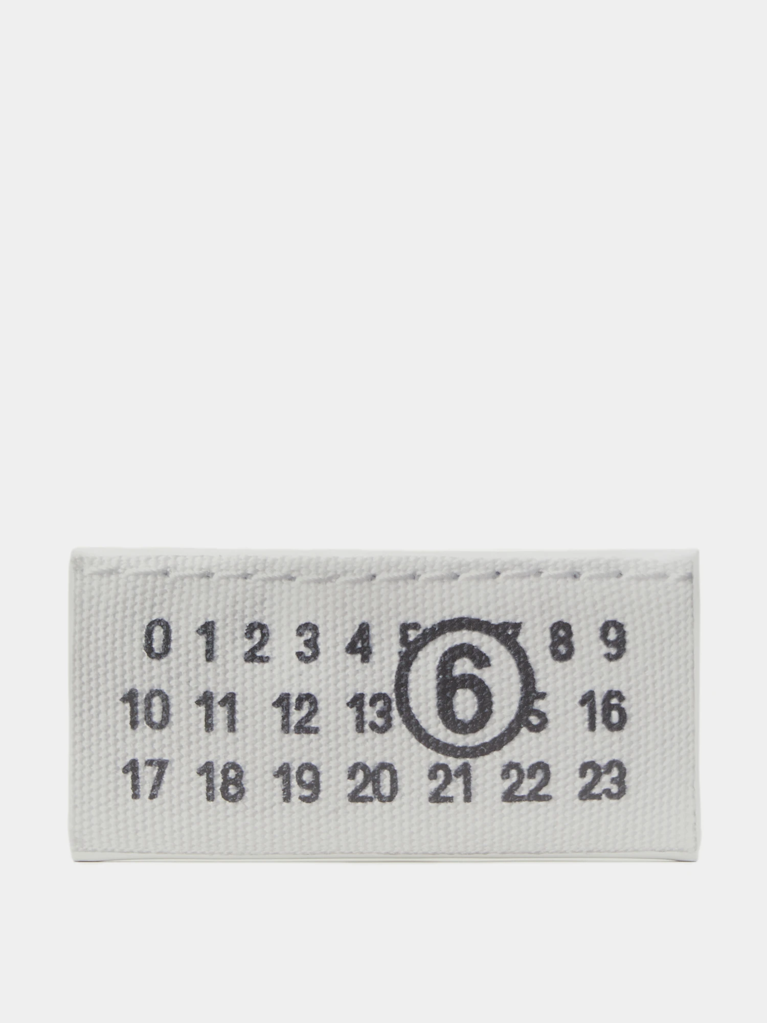 Клатч MM6 Maison Margiela Numeric White