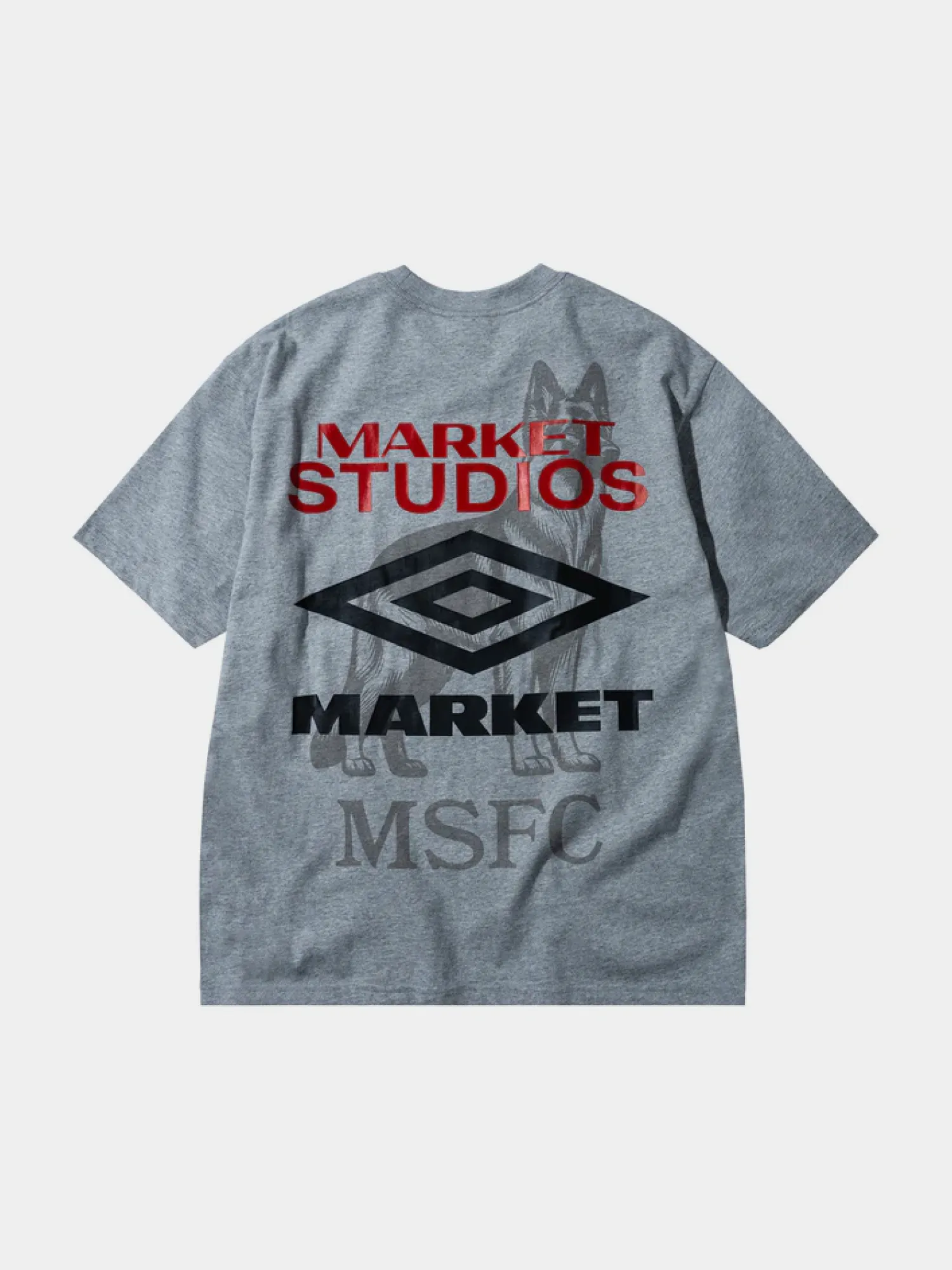 Футболка MARKET x UMBRO RUNNING MAN TEE Grey