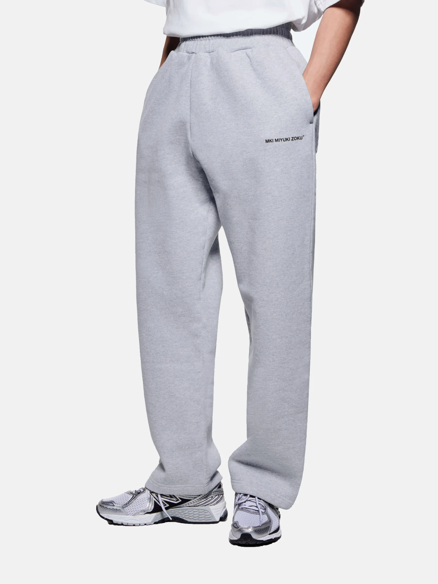 Брюки MKI MIYUKI ZOKU Uniform Wide Joggers Grey