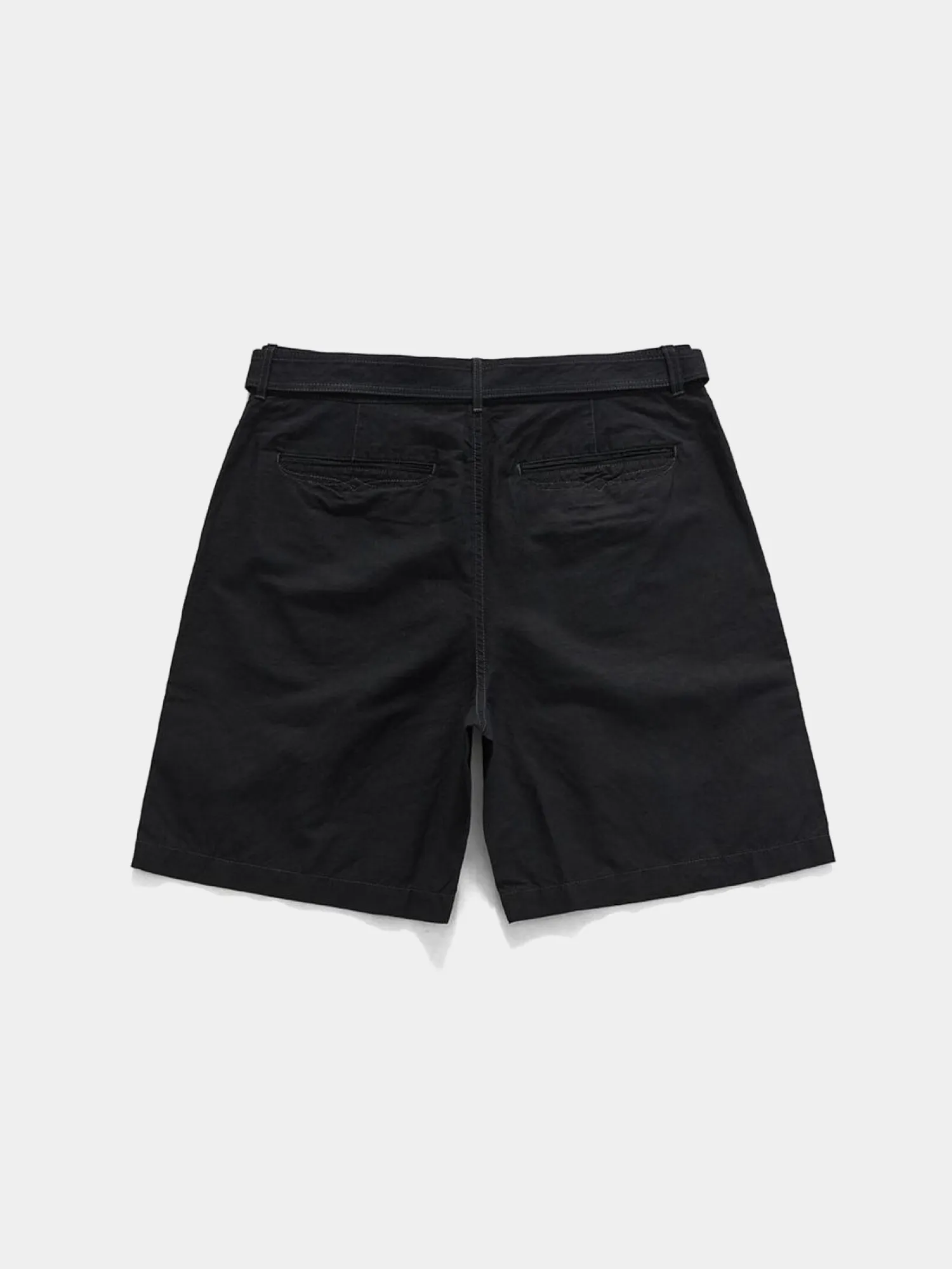 Шорты EASTLOGUE Belted Cattleman Black Linen