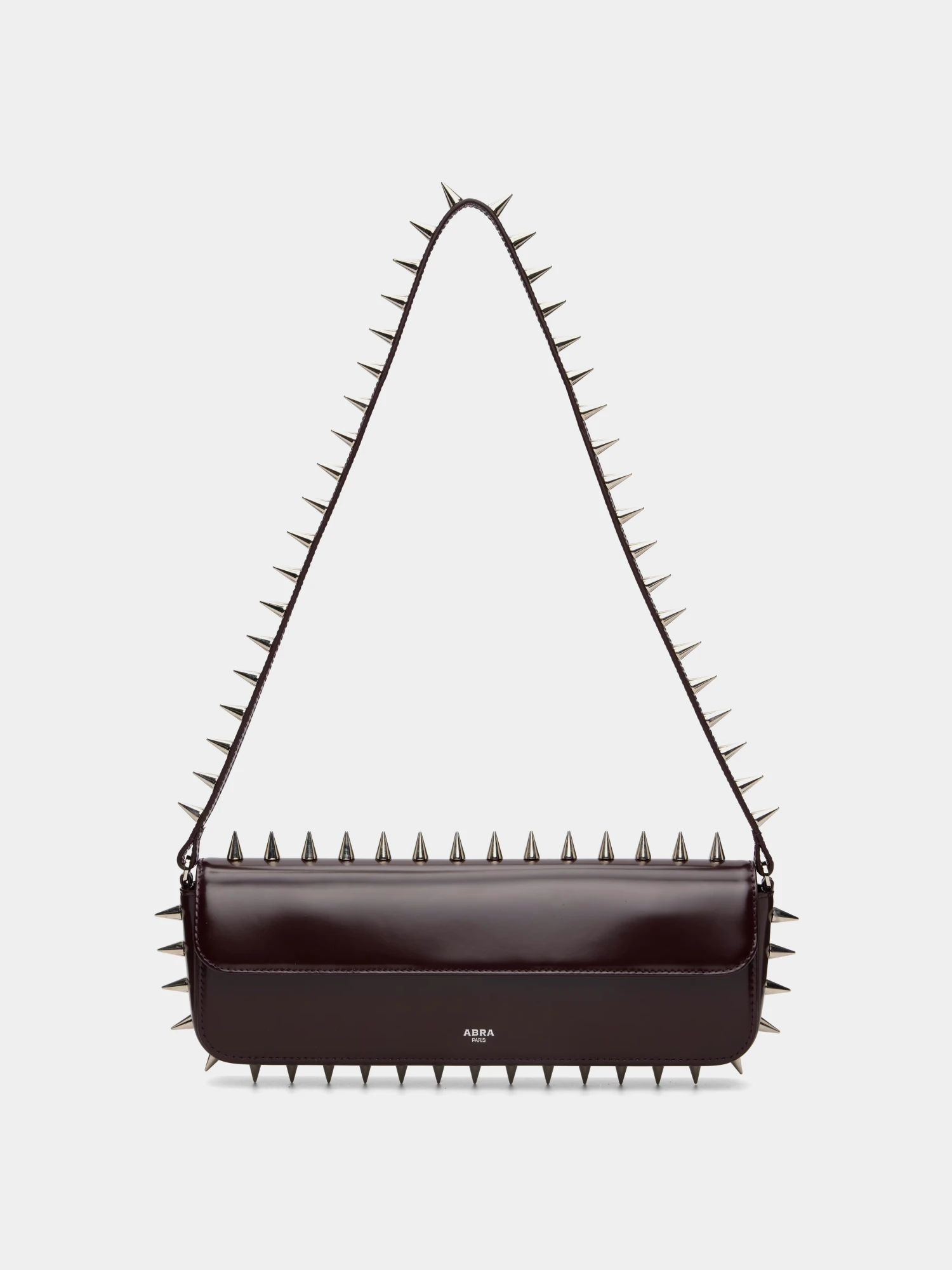 Сумка ABRA Spike Baguette Burgundy