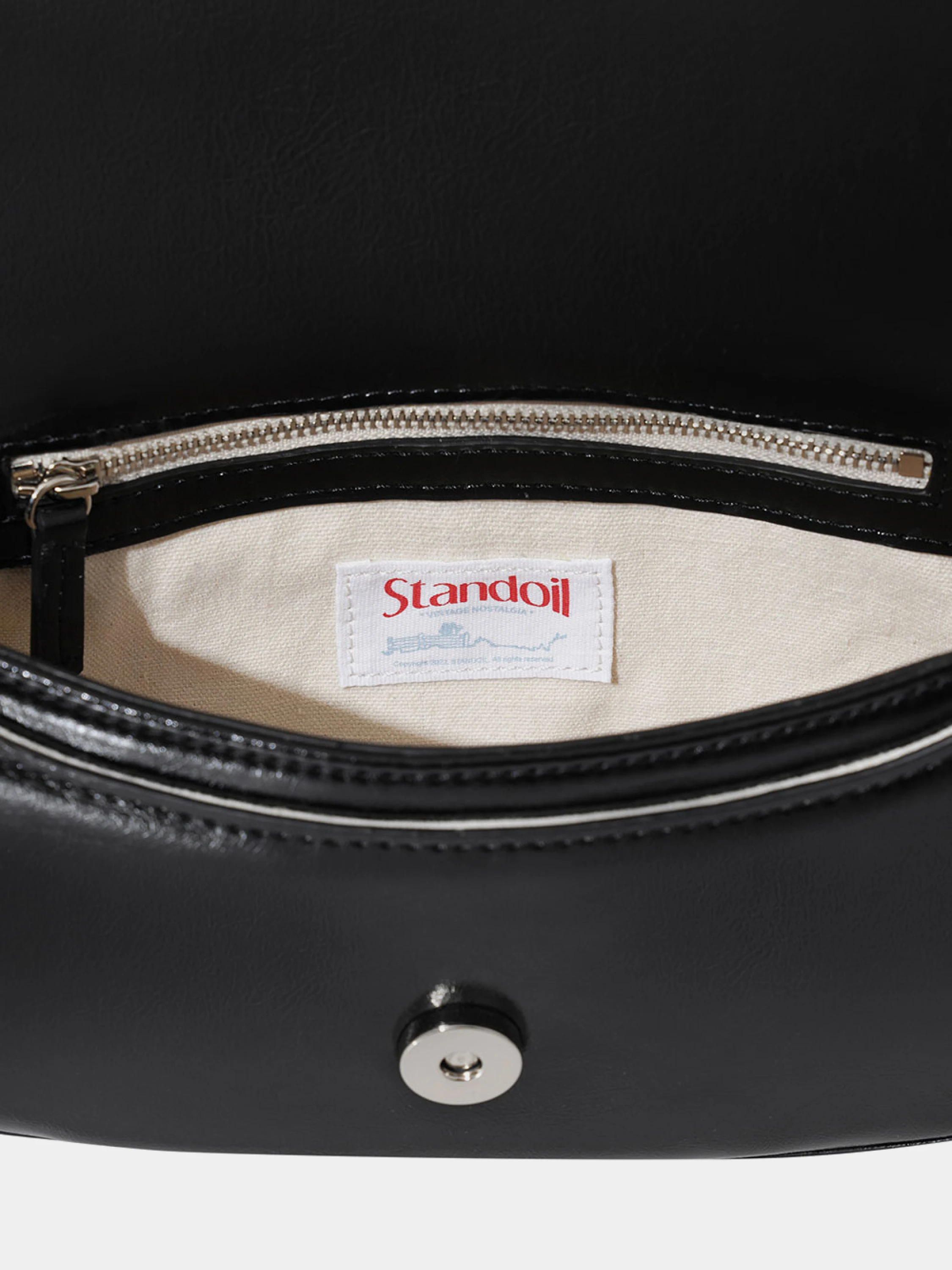Женская сумка STAND OIL Clam Bag Black
