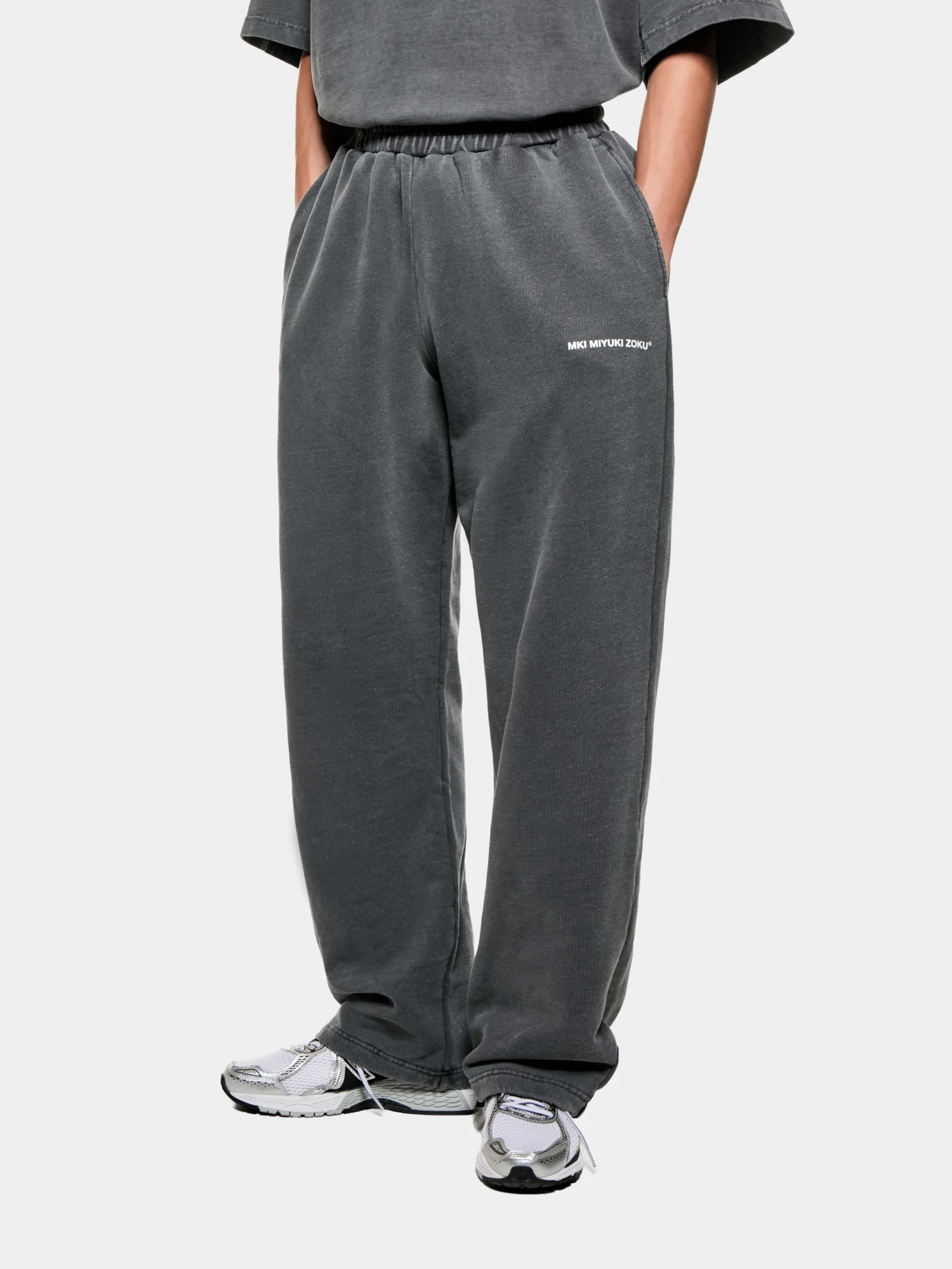 Брюки MKI MIYUKI ZOKU Uniform Wide Joggers Pigment Black