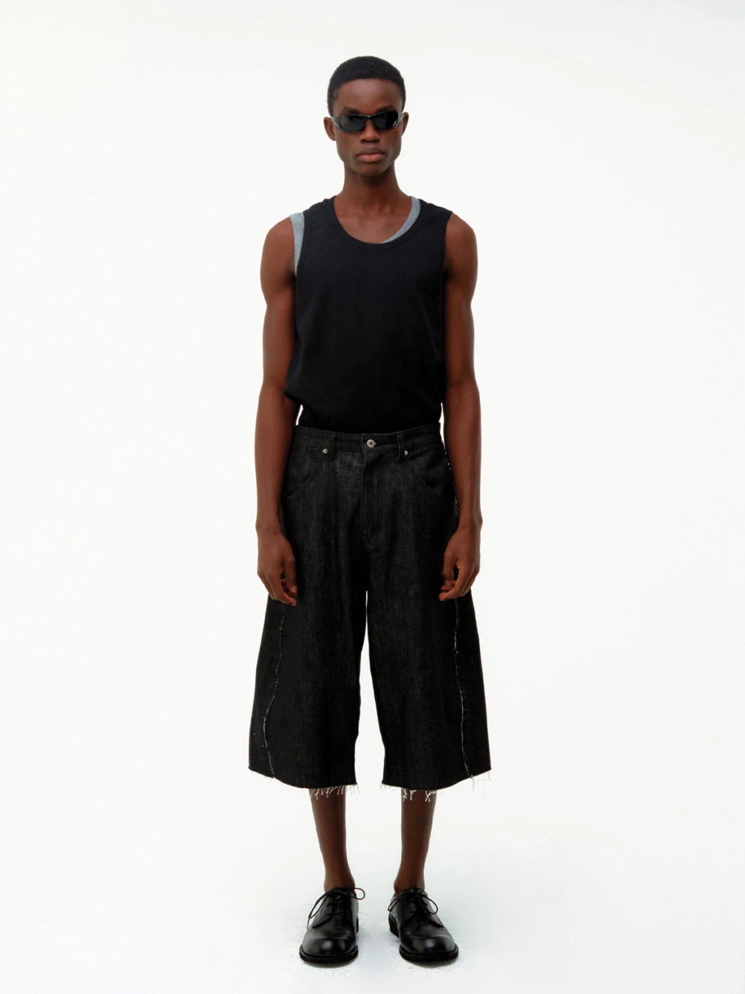 Майка COOR Scoop-Neck Ribbed Tank Black