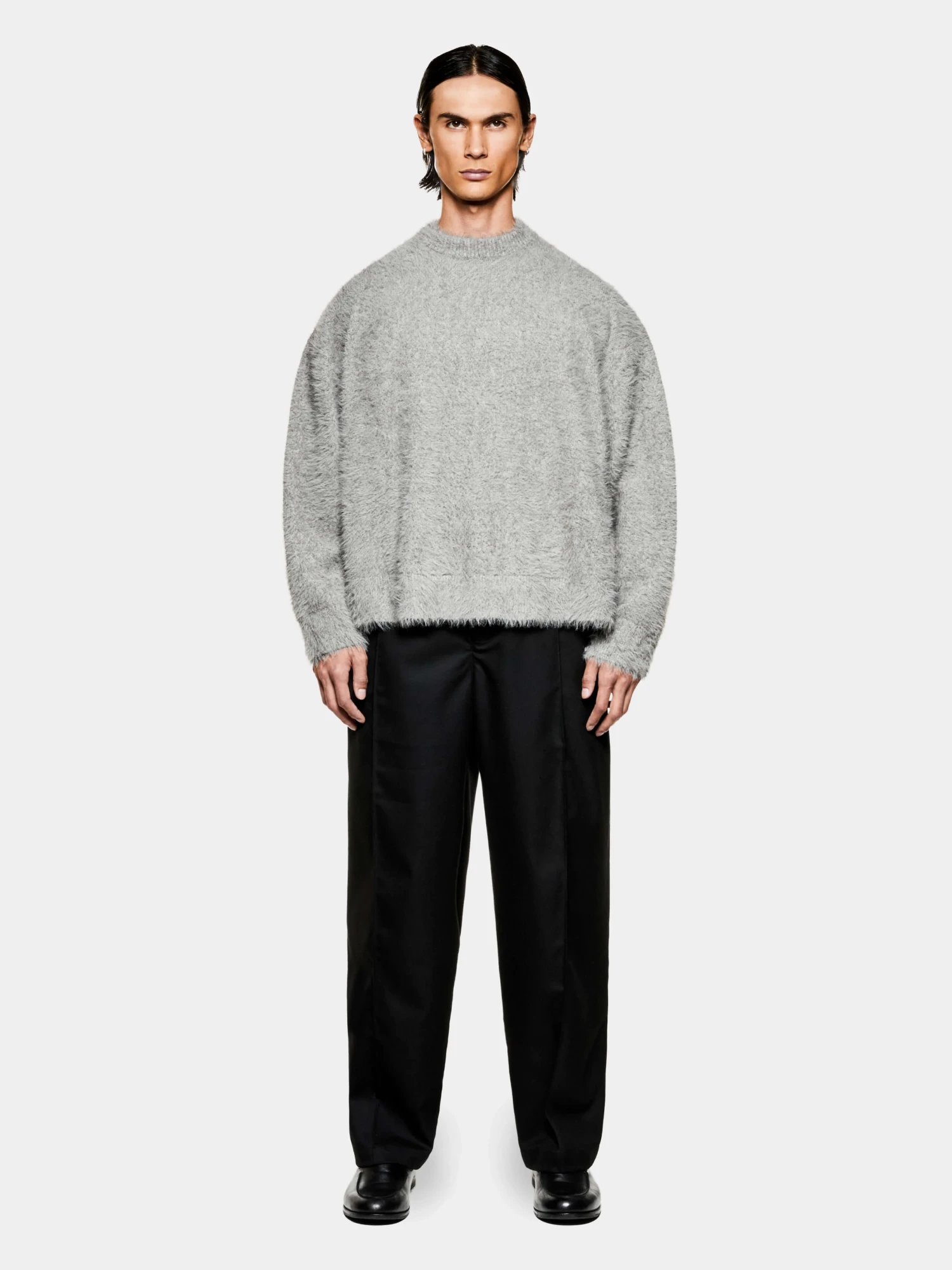 Свитер MKI MIYUKI ZOKU Faux Alpaca Knit Charcoal