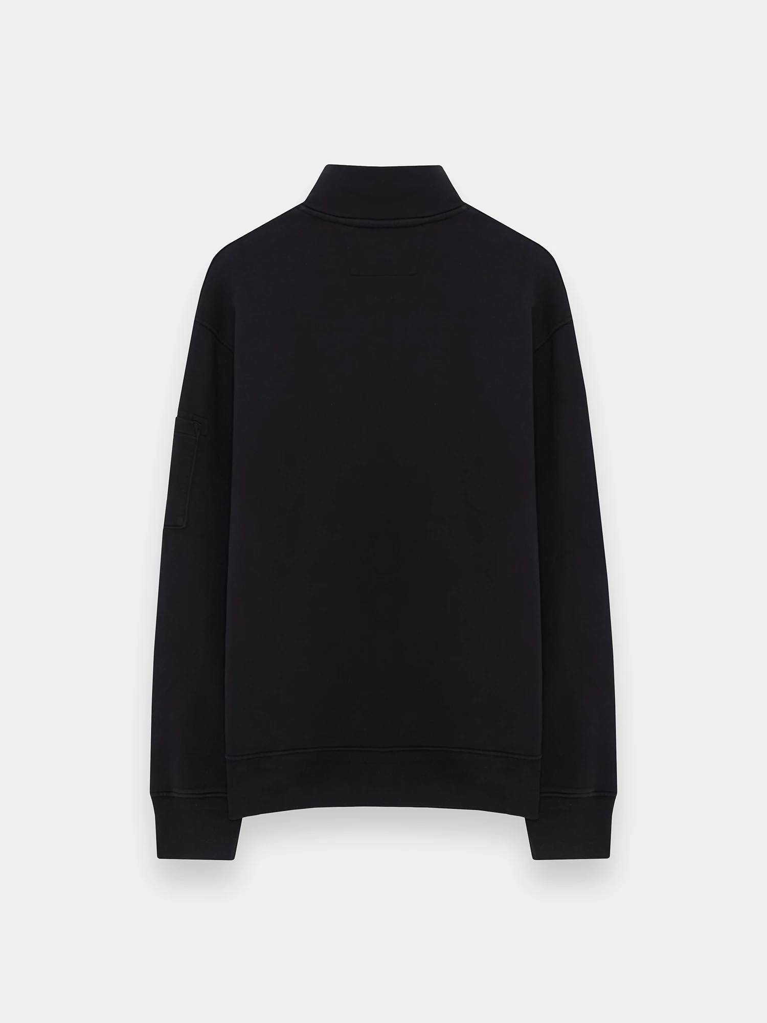 Халф-зип C.P. Company Cotton Diagonal Fleece Black