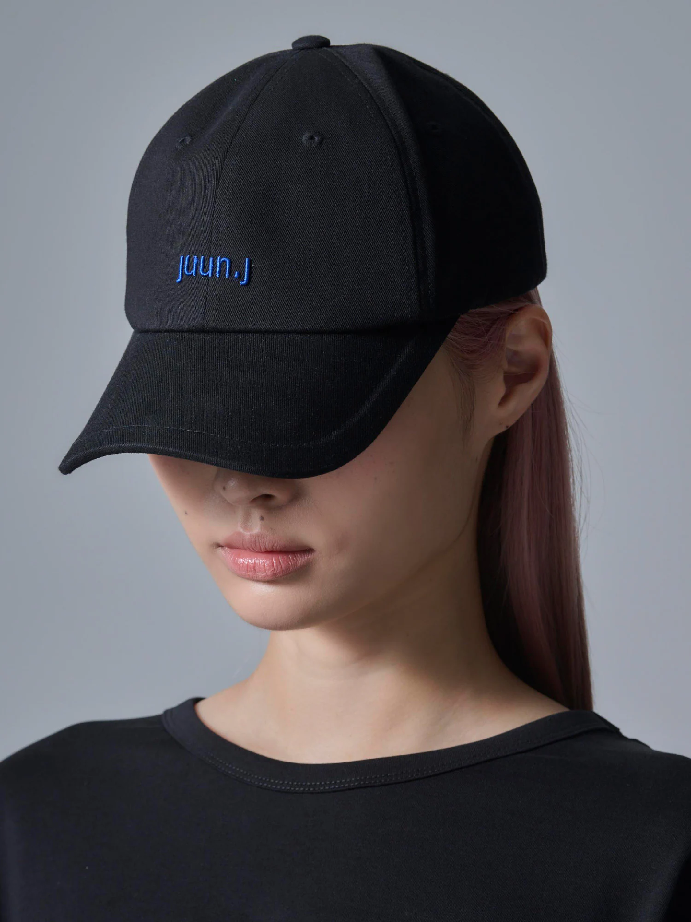 Кепка JUUN.J Cotton Ball Cap Black