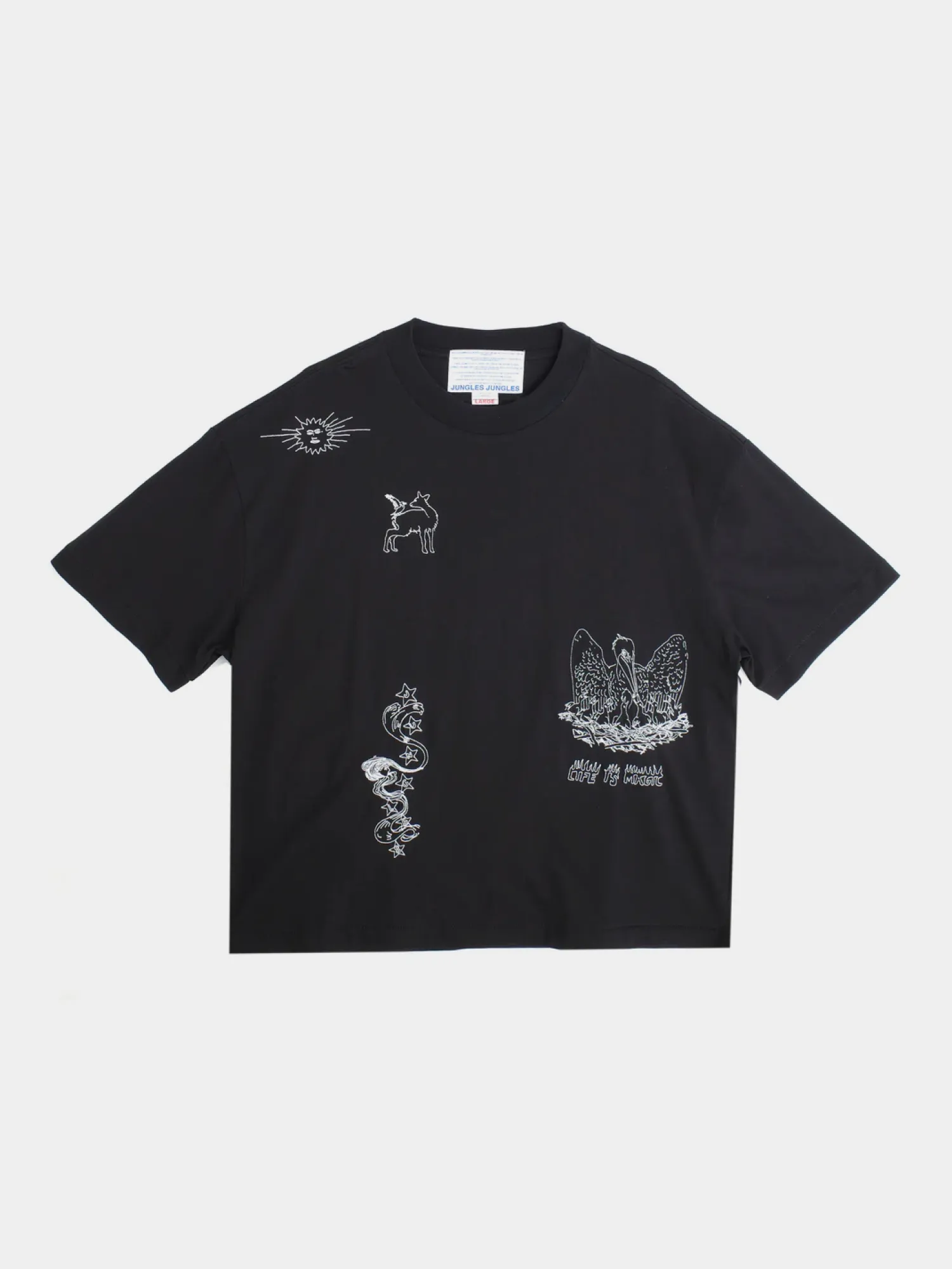 Футболка Jungles Jungles Life Is Magick Tee Black