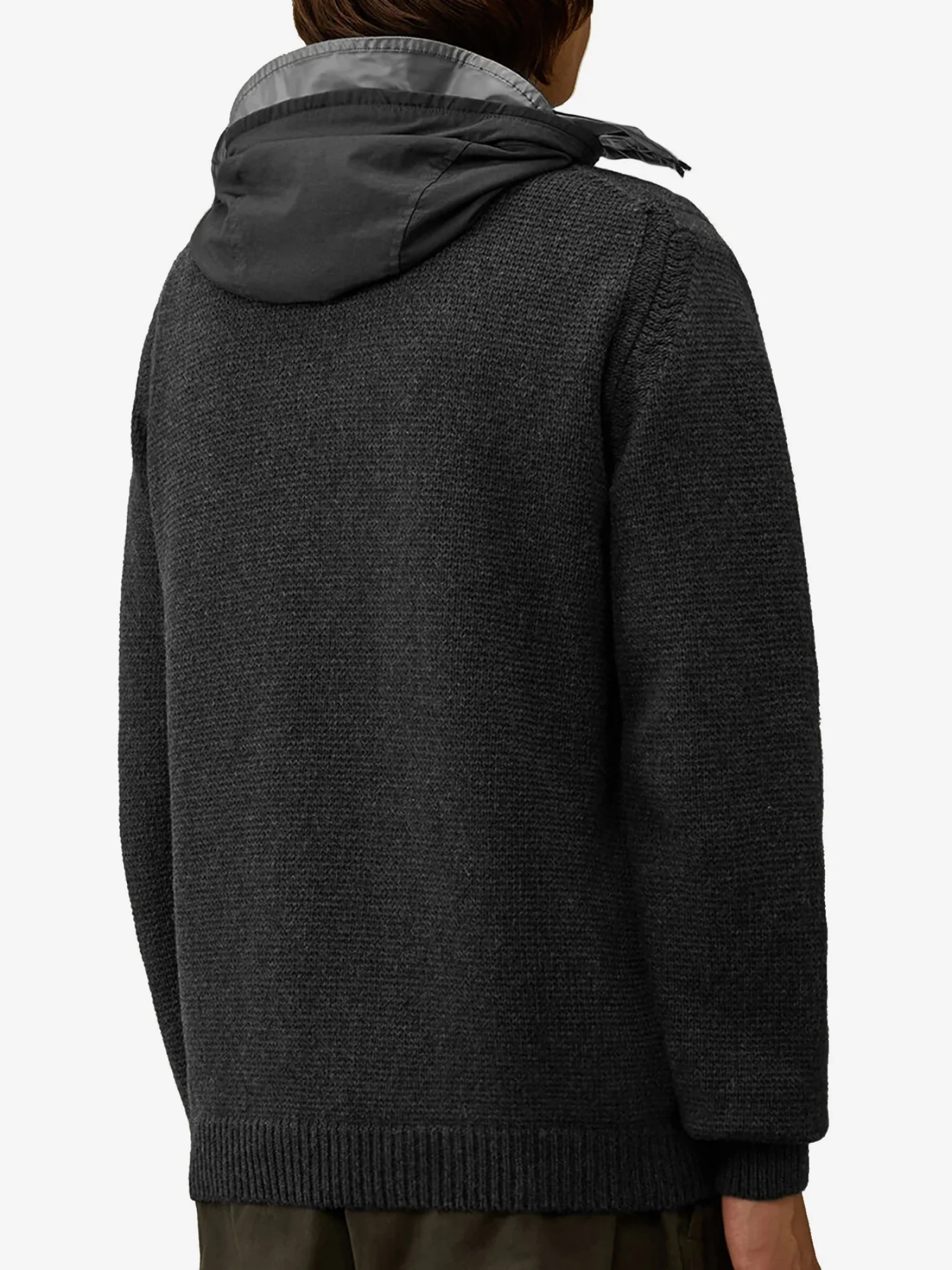 Кардиган C.P. Company Lambswool Mixed Explorer Dark Shadow