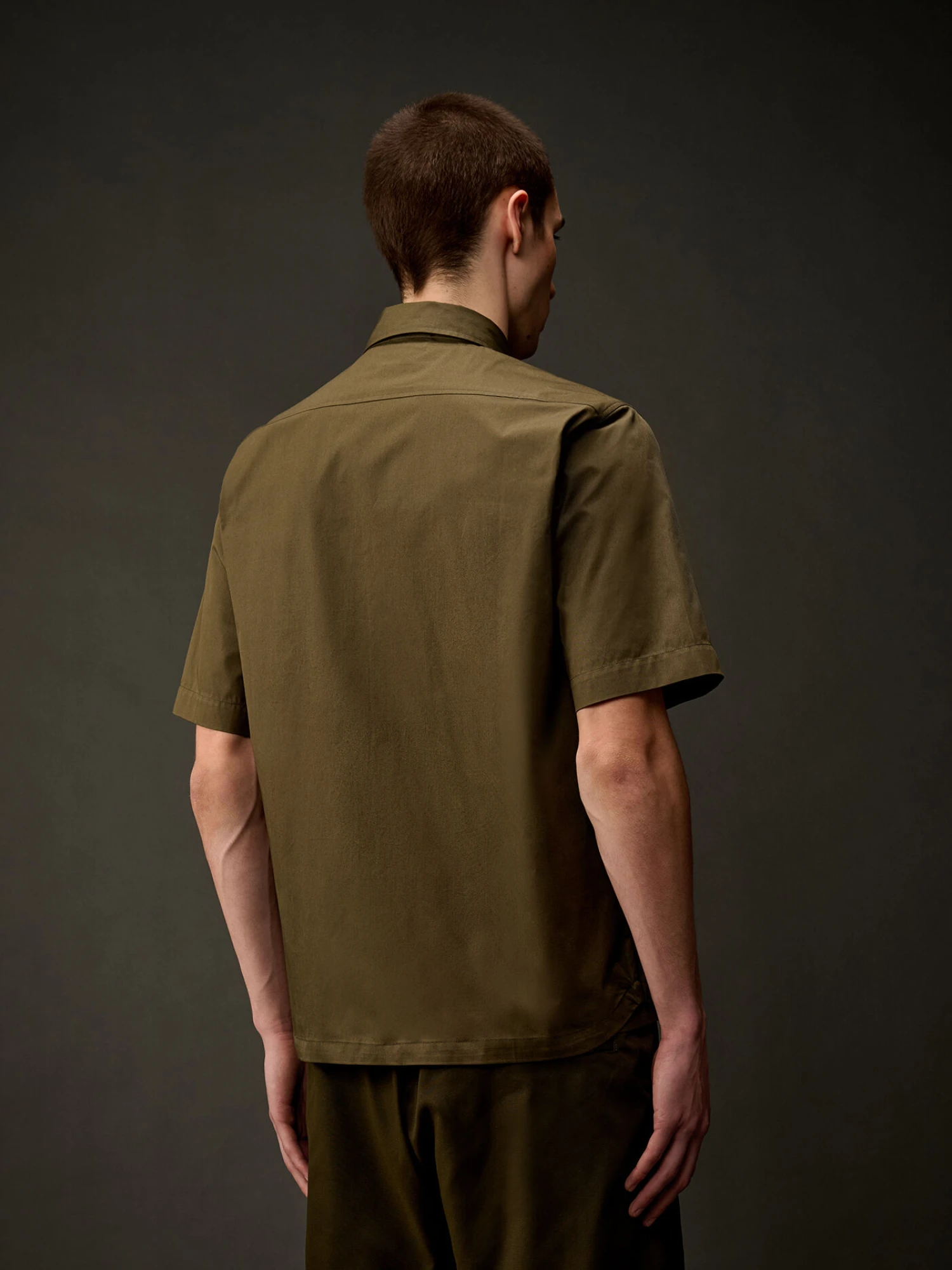Рубашка C.P. Company The Metropolis Series Gabardine Ivy Green